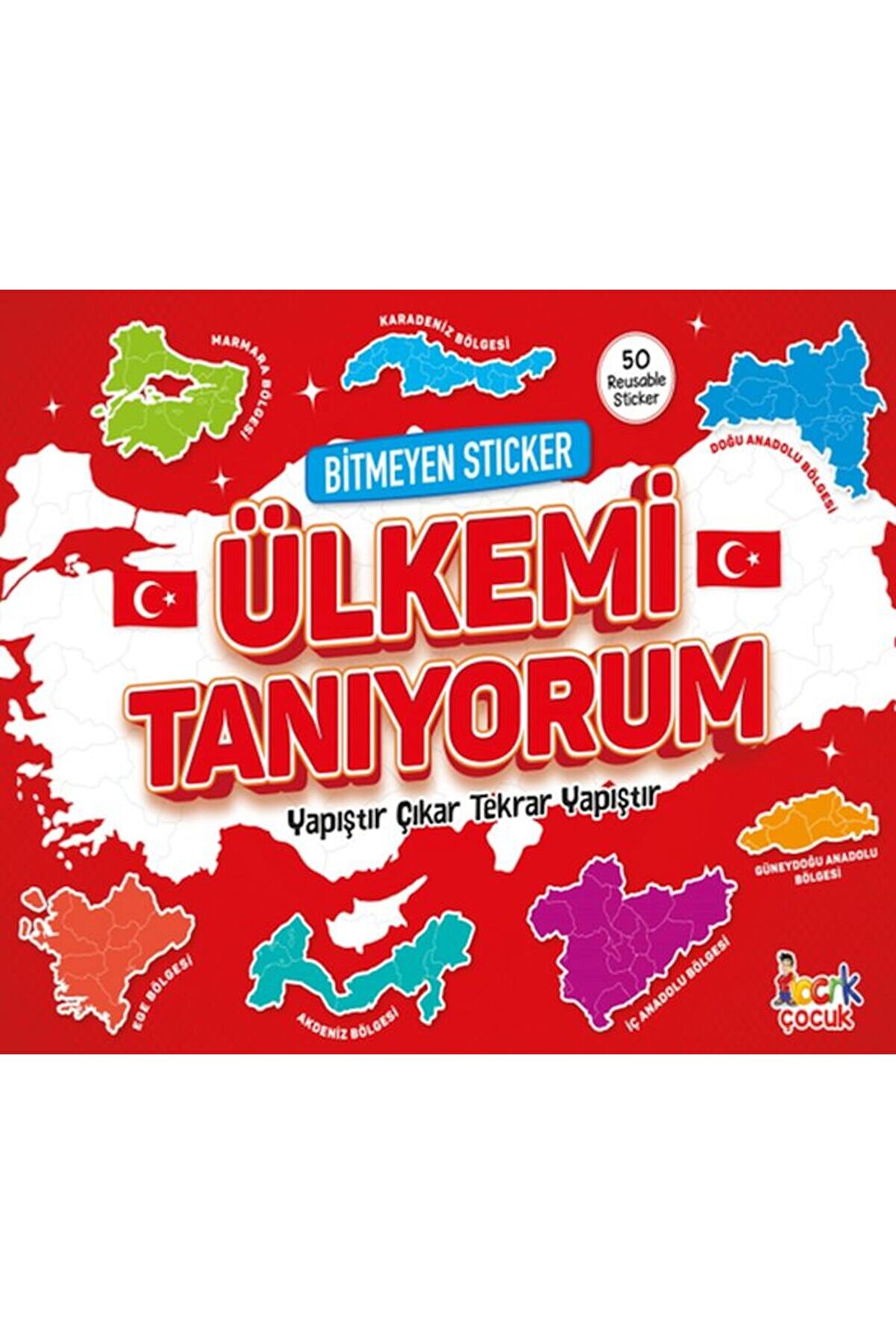 Yedi̇tepe Yayınevi̇ Bi̇tmeyen Sti̇cker &Uuml;lkemi̇ Tanıyorum