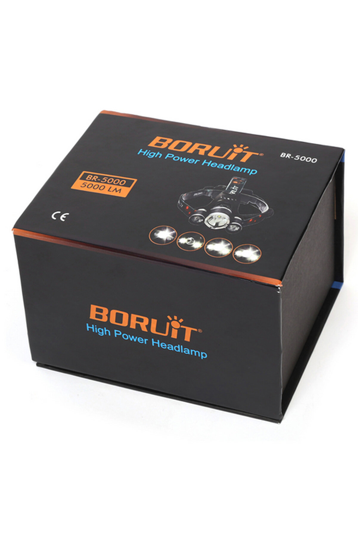 Borui̇t T6 Kafa Feneri̇ 5000 Lumens 3Xcree Xm-T6 2R5 Lamba Led Kamp Lambası Tdrtr
