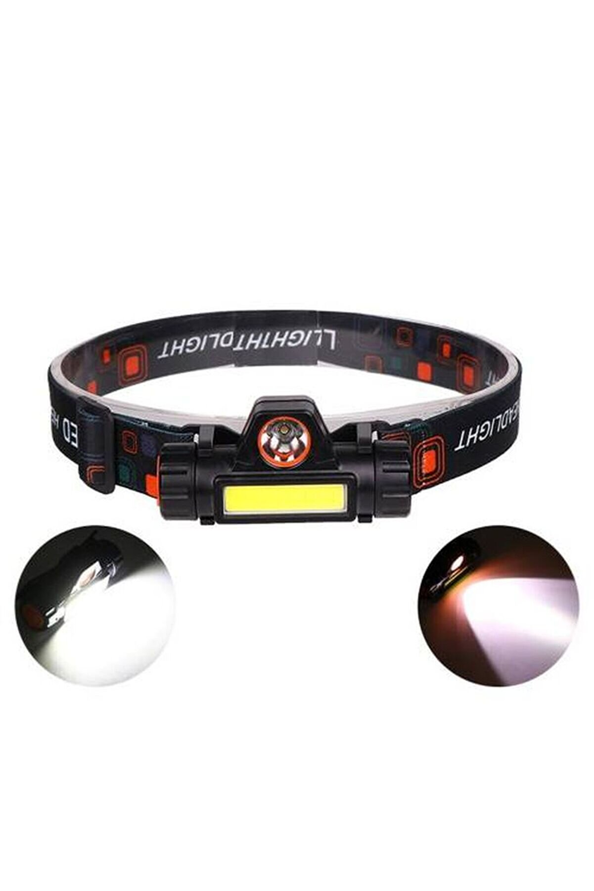 evimdeyokyok F.b.ı F-3434 Şarjlı Mıknatıslı Kafa Feneri Tdrtr