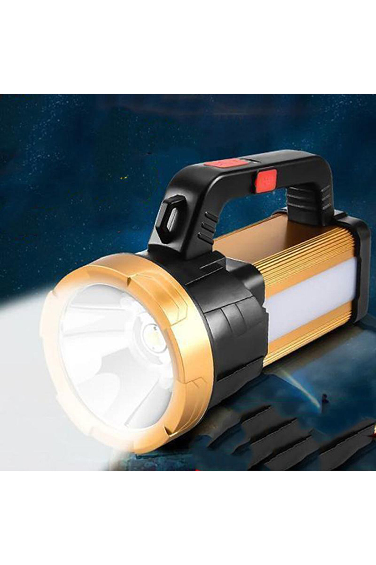 6 Mod Şarjlı El Feneri̇ Projektör Ti̇pi̇ Watton Wt-615 Tdrtr