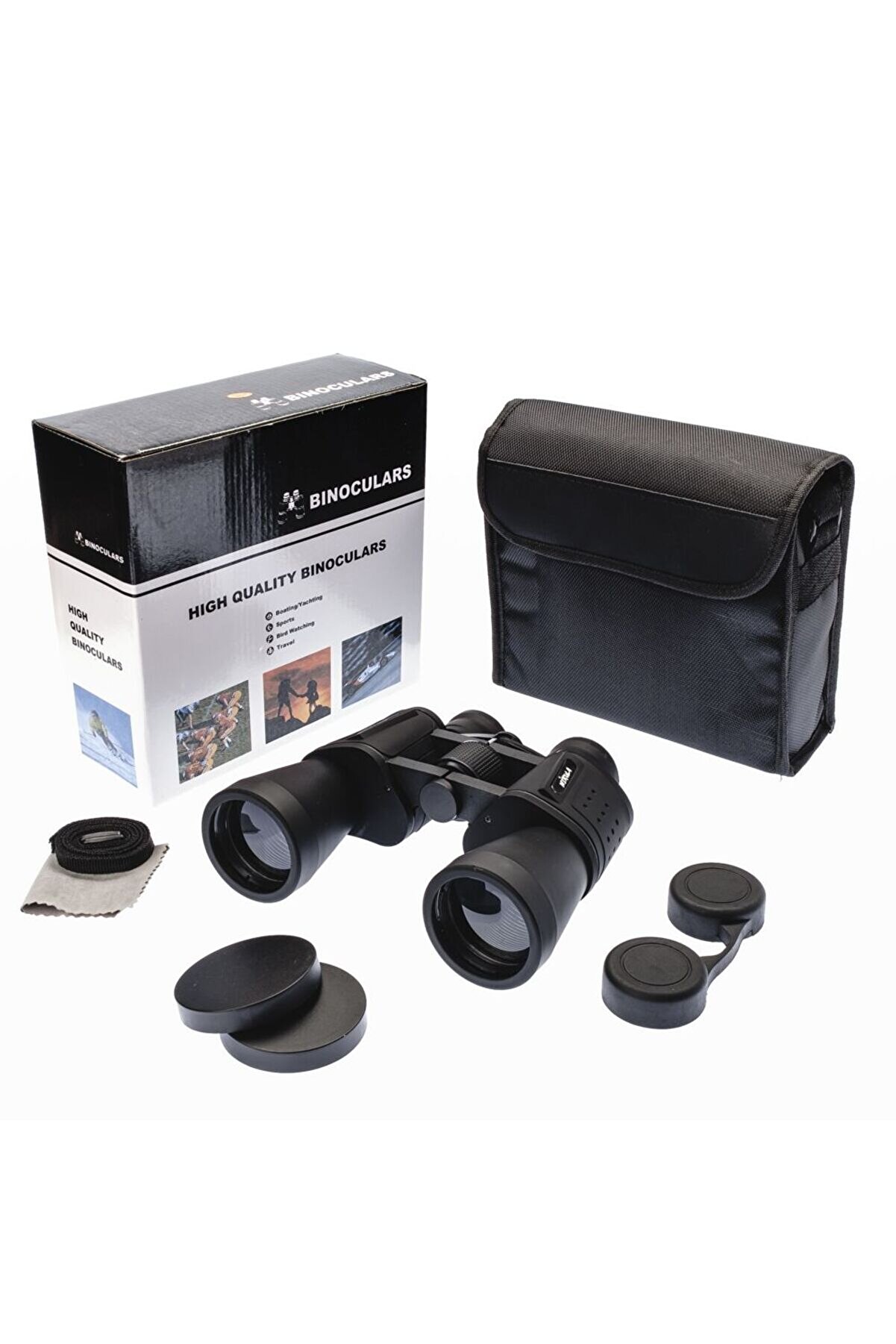 evimdeyokyok Nikula 10×50 – Geniş Ön Mercekli Profesyonel El Dürbünü – 1000m/56m – Siyah Tdrtr