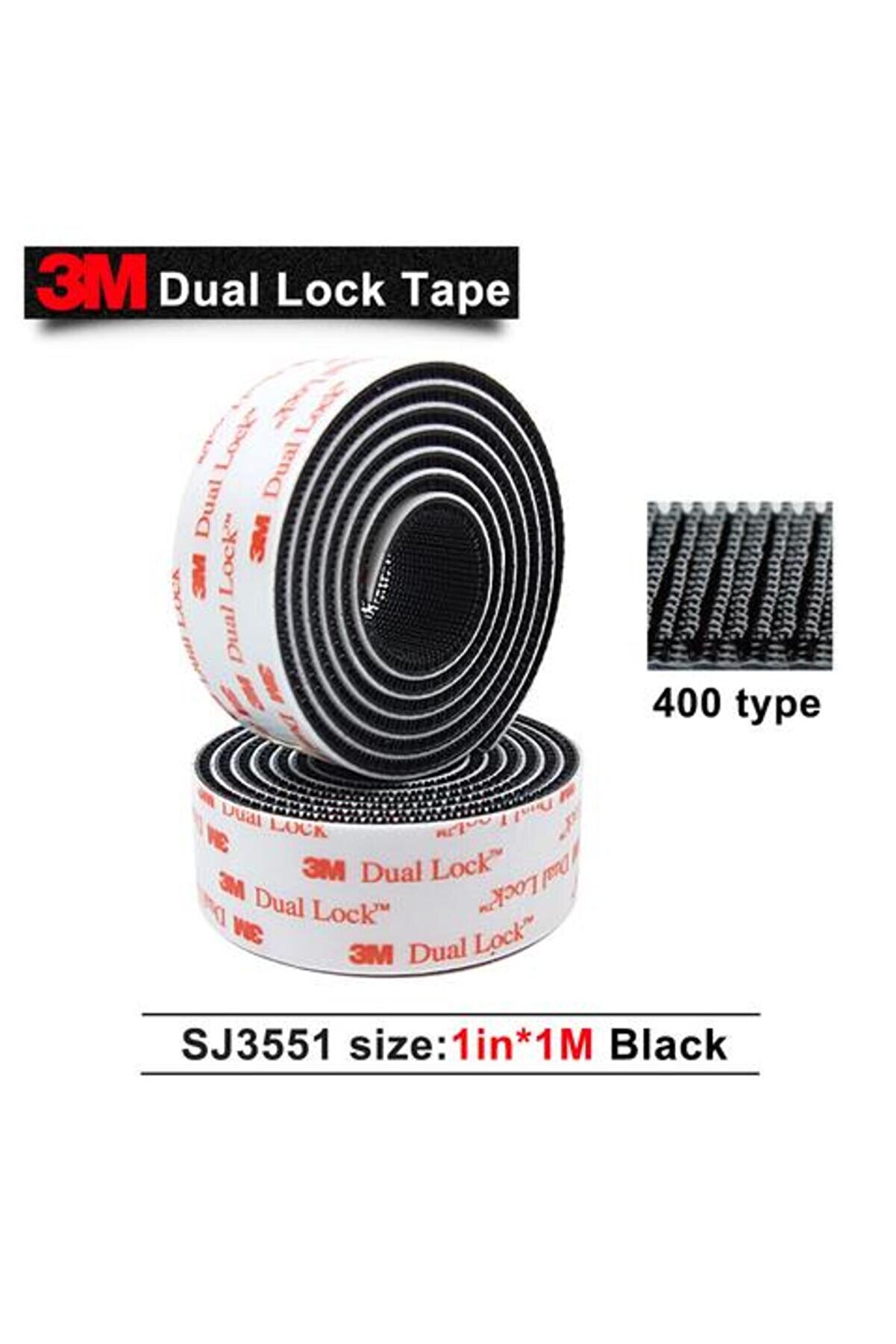 Sj3551 Dual Lock Yapışkanlı Cırt Bant 25Mmx45,7Mt Tdrtr