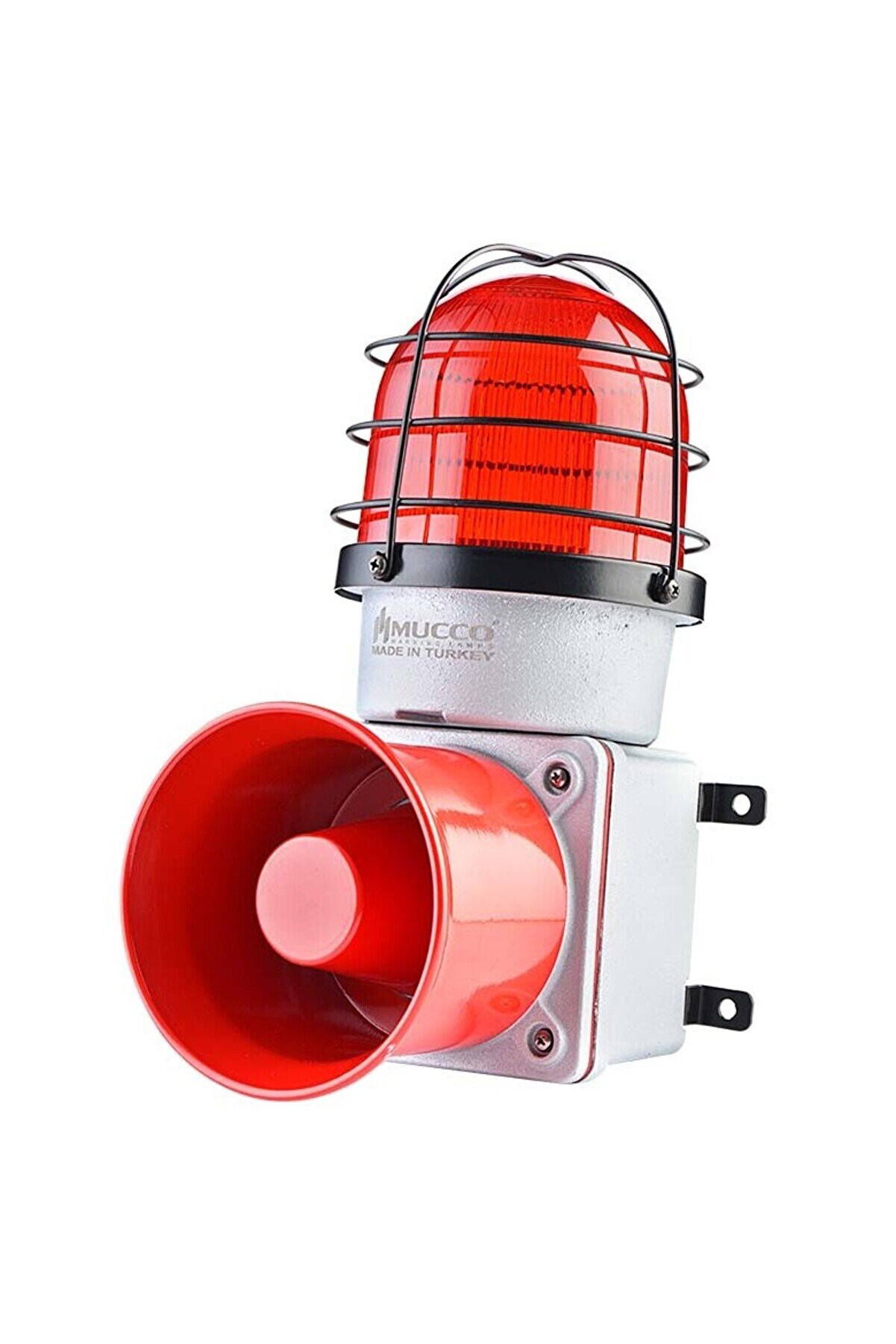 Snt-E12522-D E125 Seri̇si̇ Endüstri̇yel Işıklı Ikaz Si̇reni̇ 85-260V Ac/Dc Tdrtr