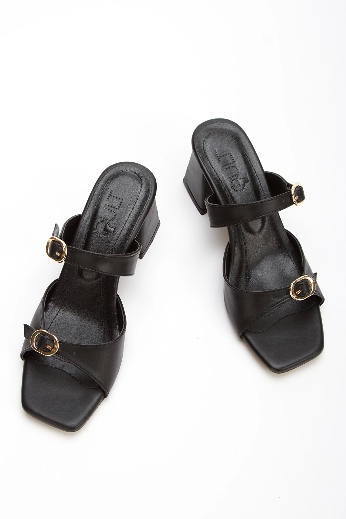 Gult Kadın Kalın Topuklu Terli̇k