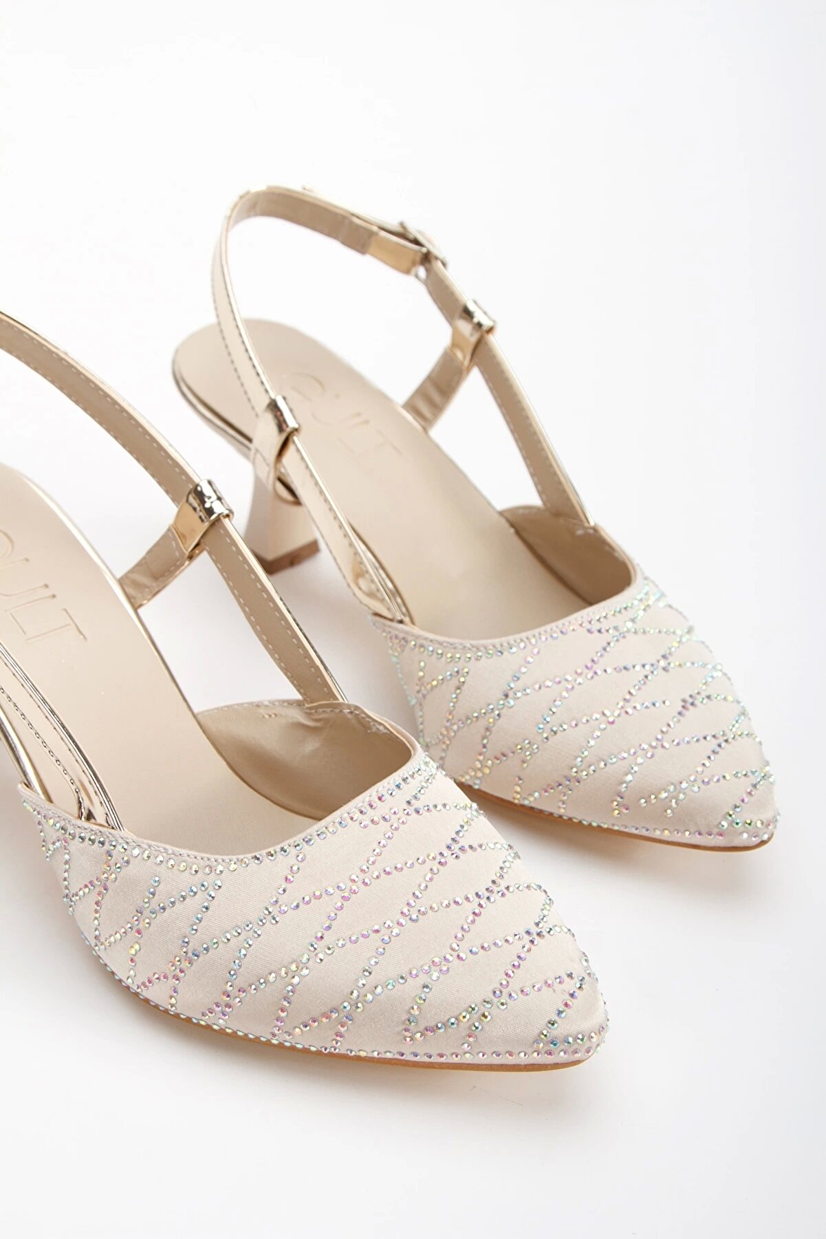 Gult Kadın Saten Yazlık Ayakkabı