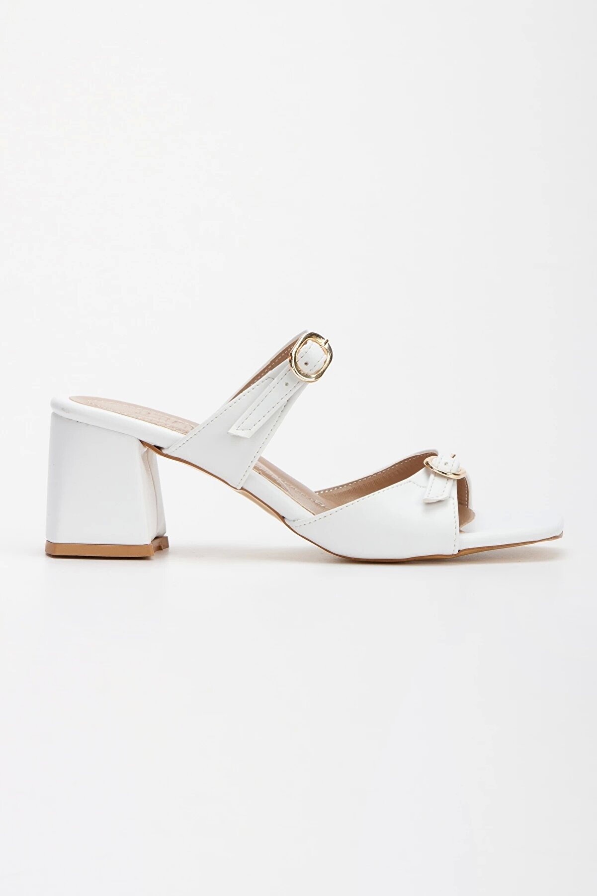 Gult Kadın Kalın Topuklu Terli̇k