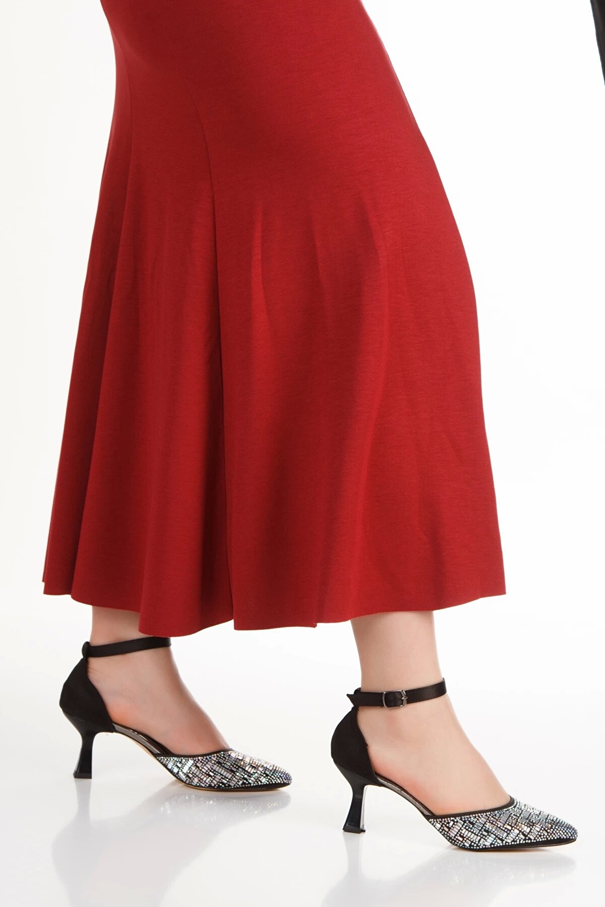 Gult Kadın Önü Taşlı Ayakkabı