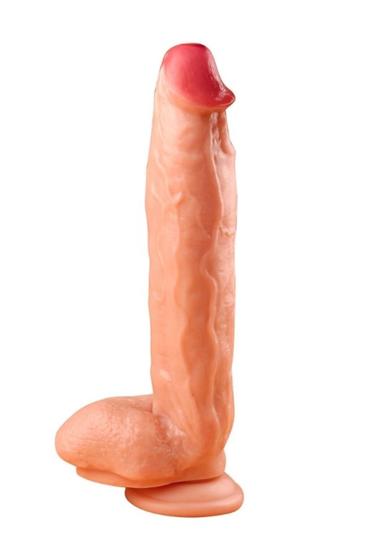 seseoyun Ten Rengi 31CM Gerçekçi Dildo – Model No:1028 | Esnek & Sıvı Silikon