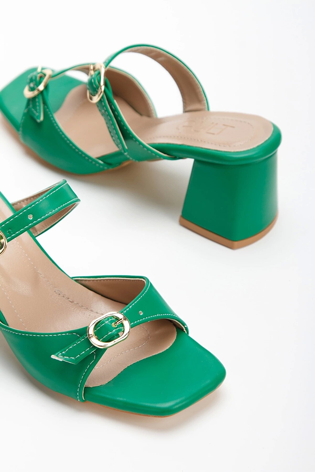 Gult Kadın Kalın Topuklu Terli̇k