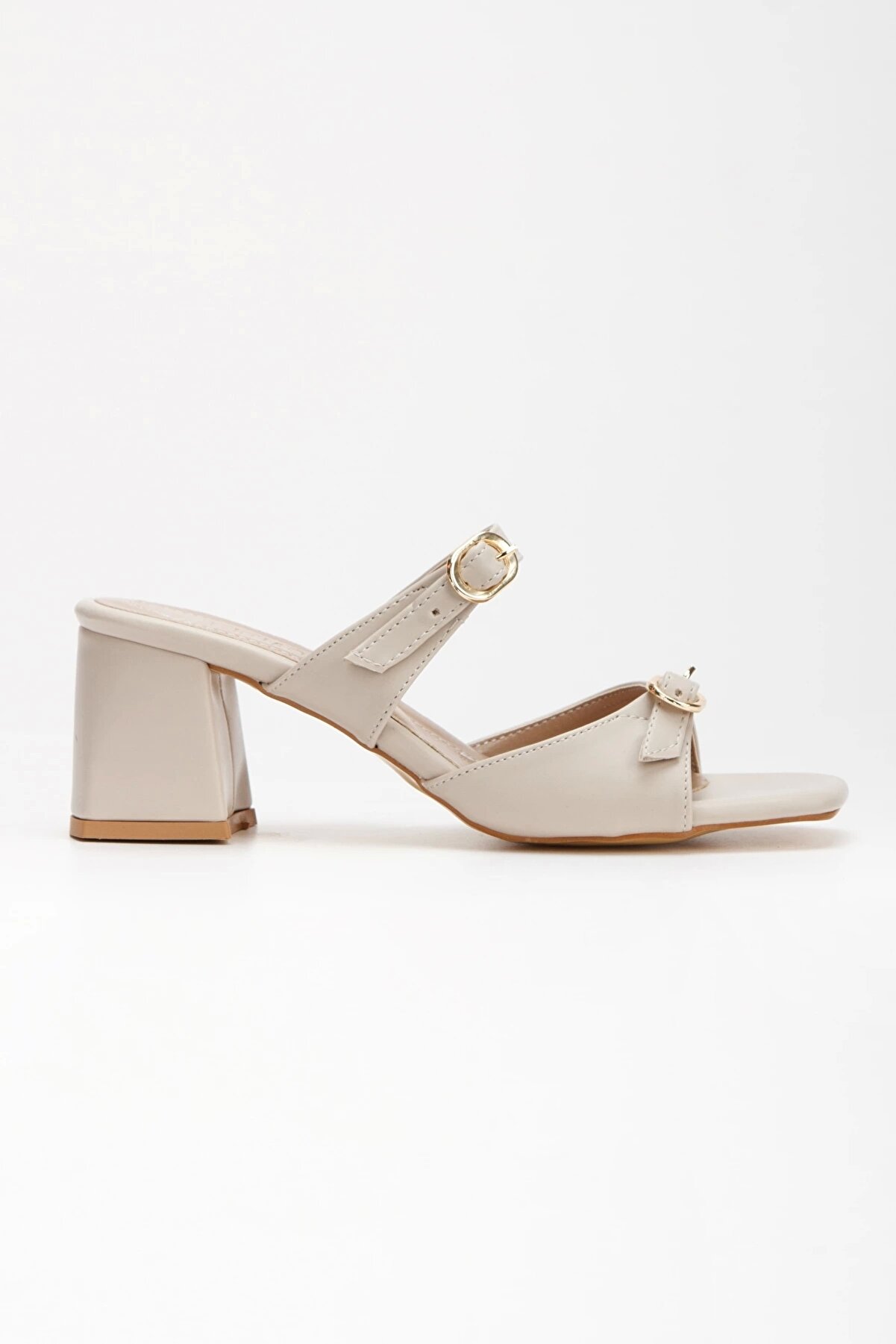 Gult Kadın Kalın Topuklu Terli̇k