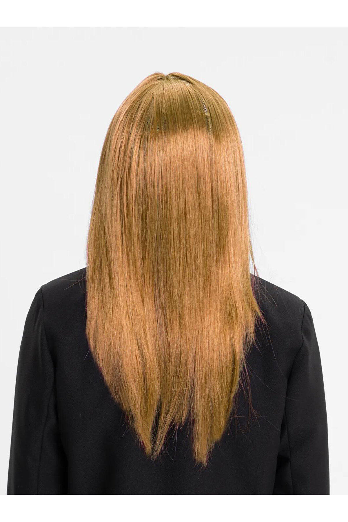 Go İthalat Altın Renk D&uuml;z Kesi̇m İ&ccedil;i̇ Astarlı Uzun Parti̇ Peruğu Takma Sa&ccedil; (5258)