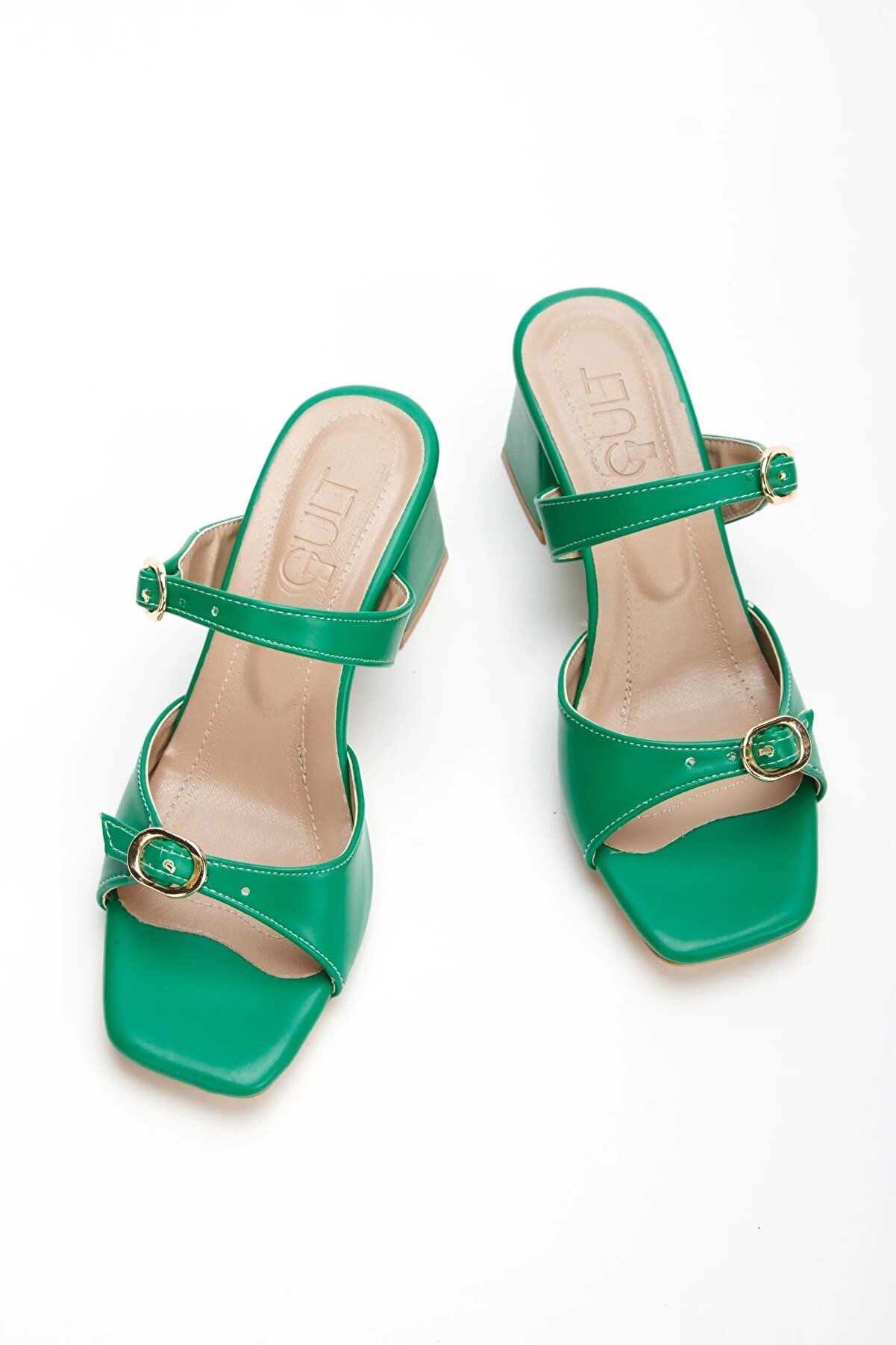 Gult Kadın Kalın Topuklu Terli̇k