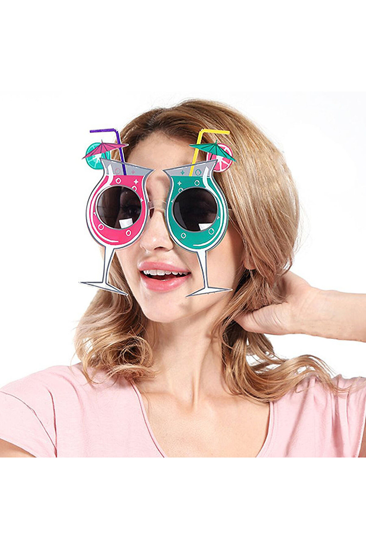 Go İthalat Kokteyl Temalı Hawai̇i̇ Yaz Parti̇si̇ G&ouml;zl&uuml;ğ&uuml; 15X16 Cm (5258)