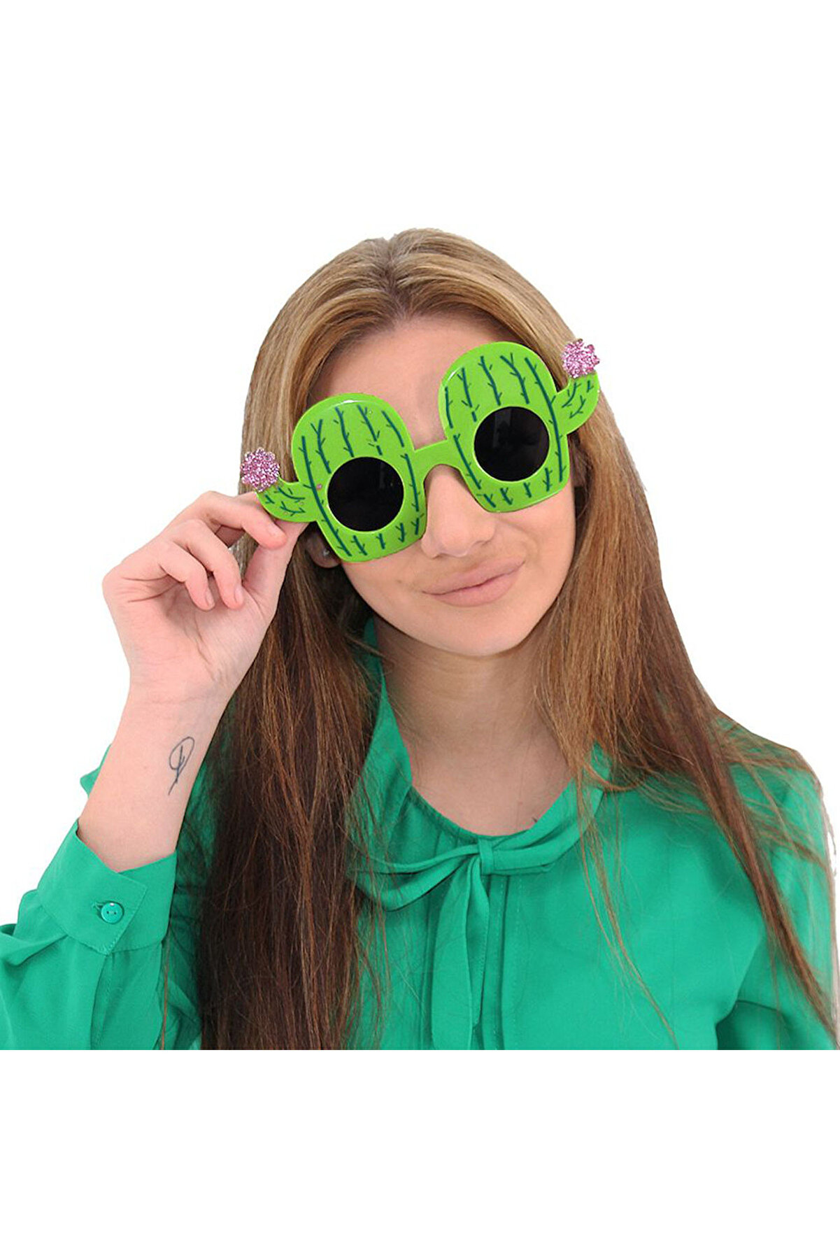 Go İthalat Kakt&uuml;s Temalı Hawai̇i̇ Yaz Parti̇si̇ G&ouml;zl&uuml;ğ&uuml; 8.5X18.5 Cm (5258)