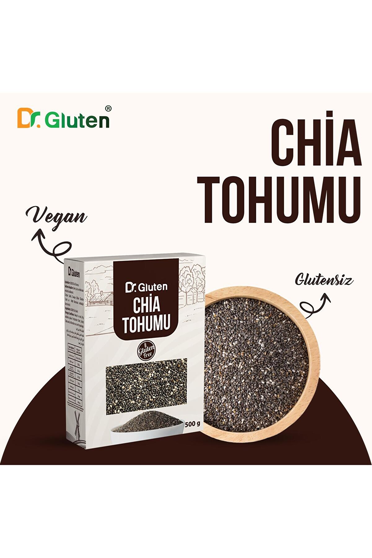 Dr. Gluten Glutensi̇z Chi̇a Tohumu 500 Gr.