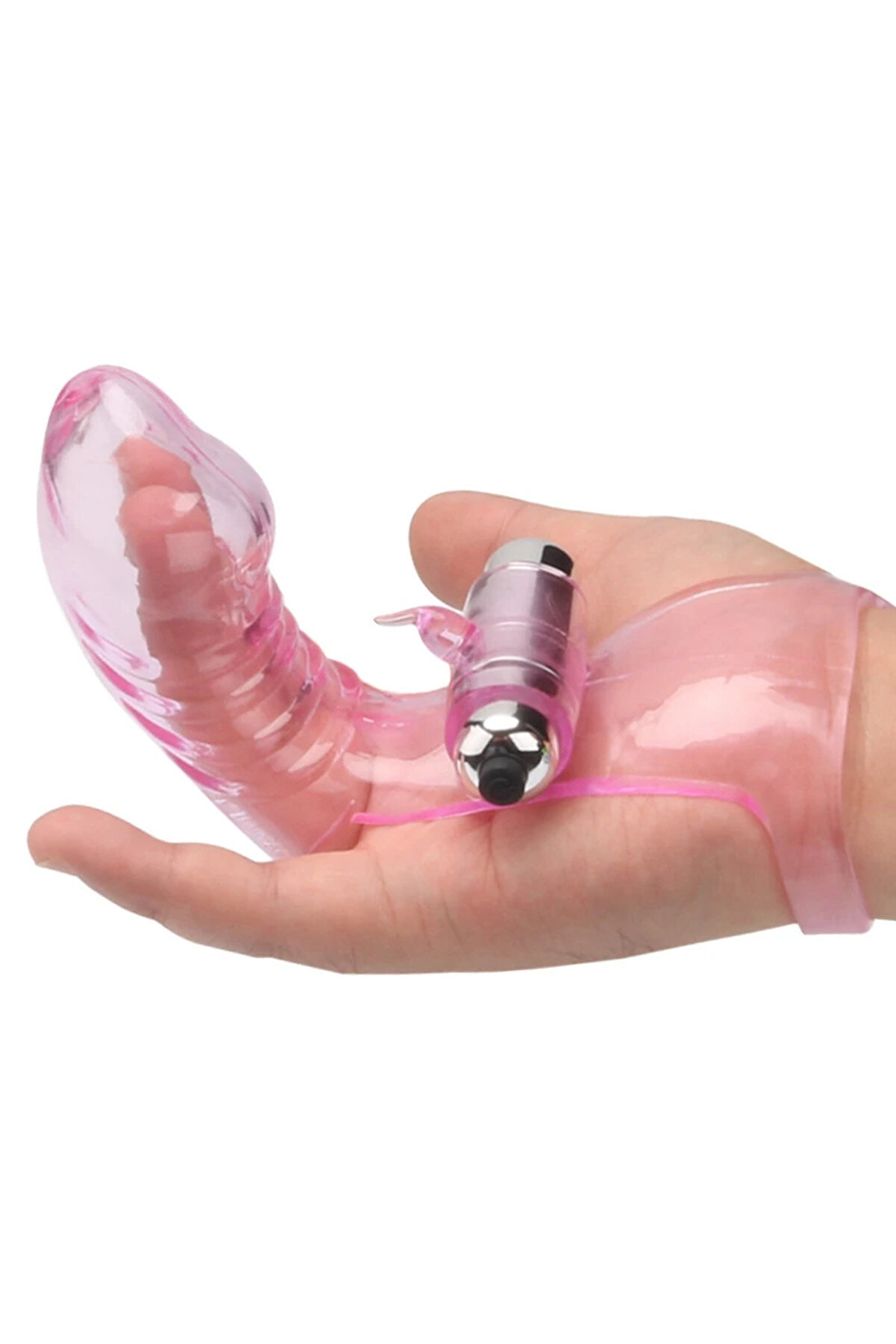 Erox Fi̇nger G-Sti̇mulant 10 Mod Parmak Vi̇brat&ouml;r Pembe