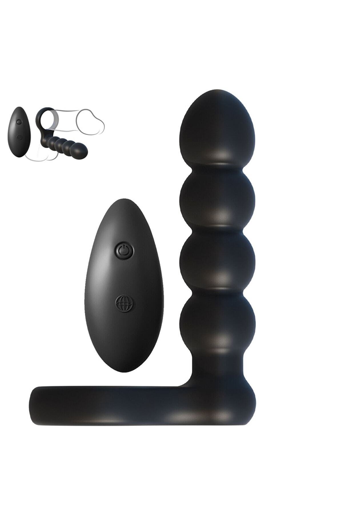 Erox C-Ri̇ngz Remote Control Anal Vi̇brat&ouml;r