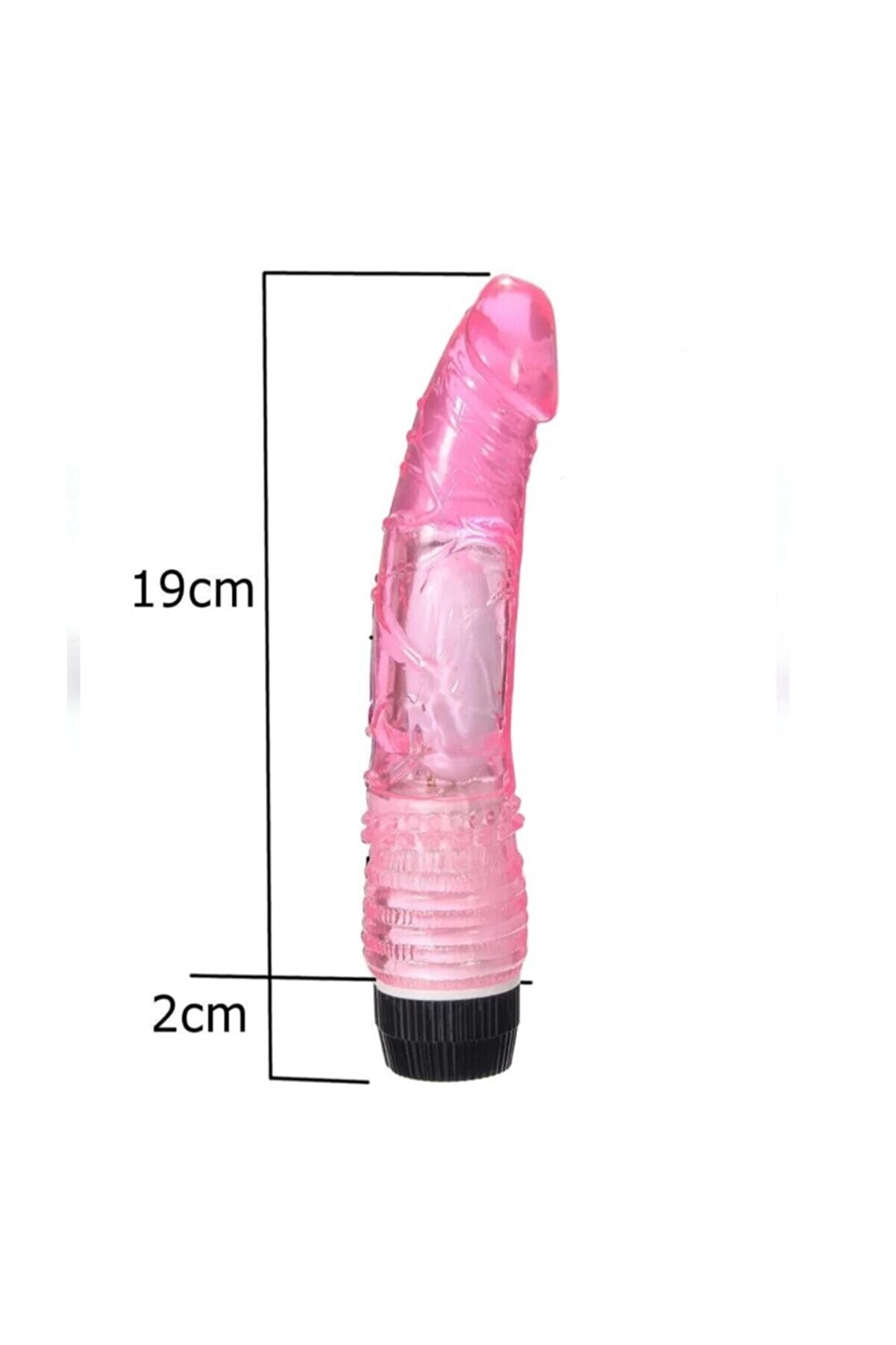 Erox G-Spot Jel Vi̇brat&ouml;r Pembe