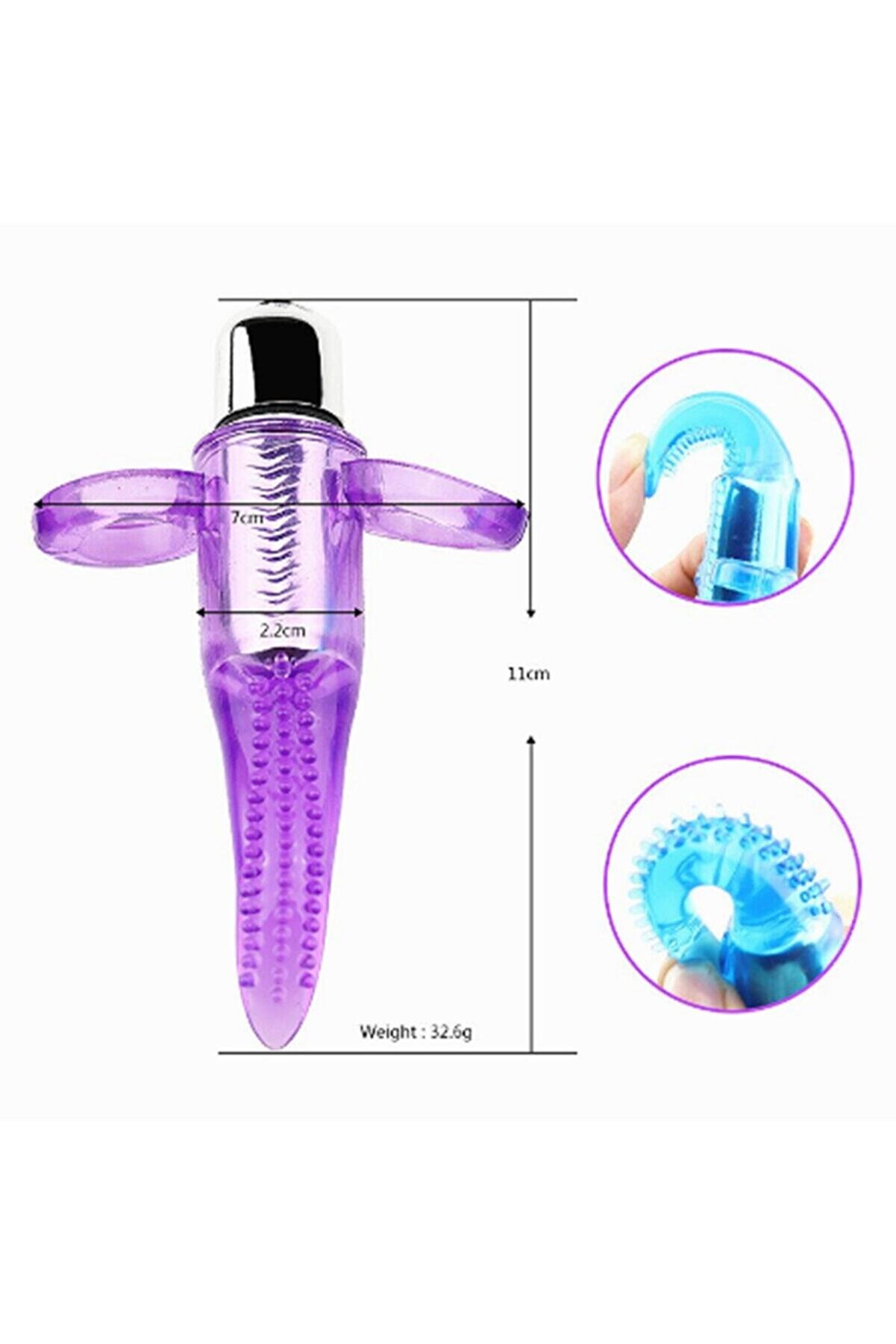 Erox Mavi̇ To Me Fi̇nger Kli̇tori̇s Uyarıcılı Parmak Vi̇brat&ouml;r Agr