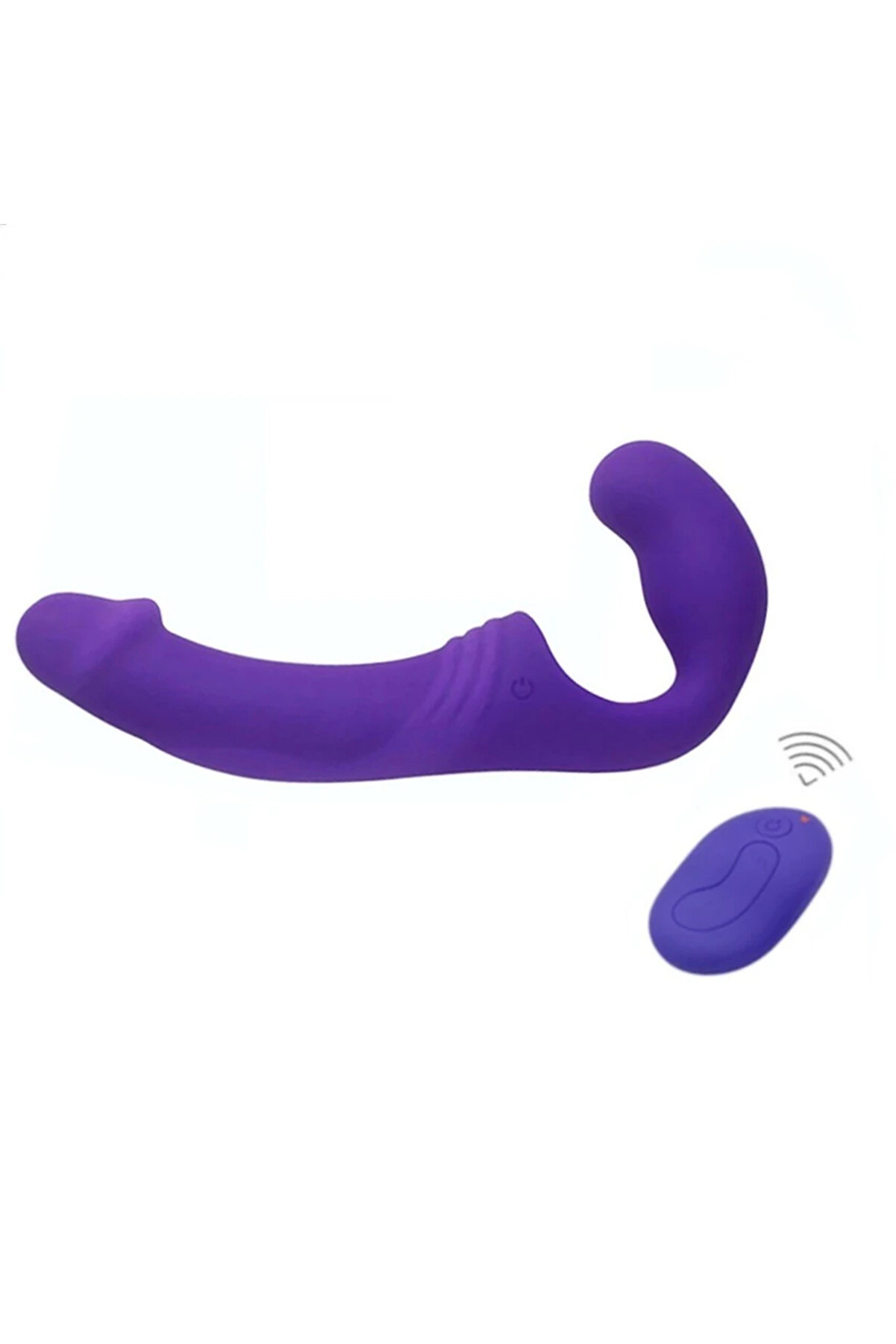 Erox Aphrodi̇si̇a Uzaktan Kumandalı Strapless Strap-On Vi̇brat&ouml;r