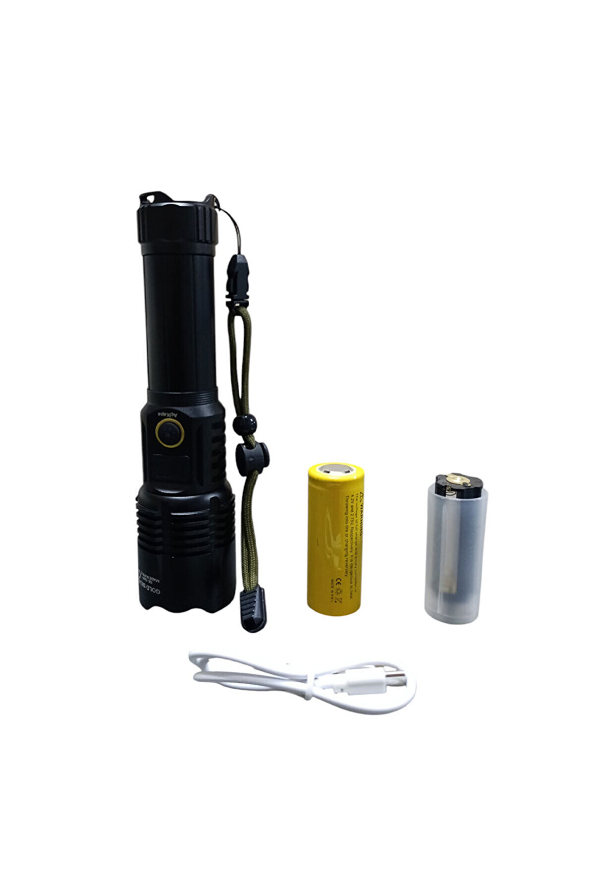 evimdeyokyok 1500 Lümen TG Led 2800 mAH Zoom Özellikli Şarj Edilebilir El Feneri SK3300