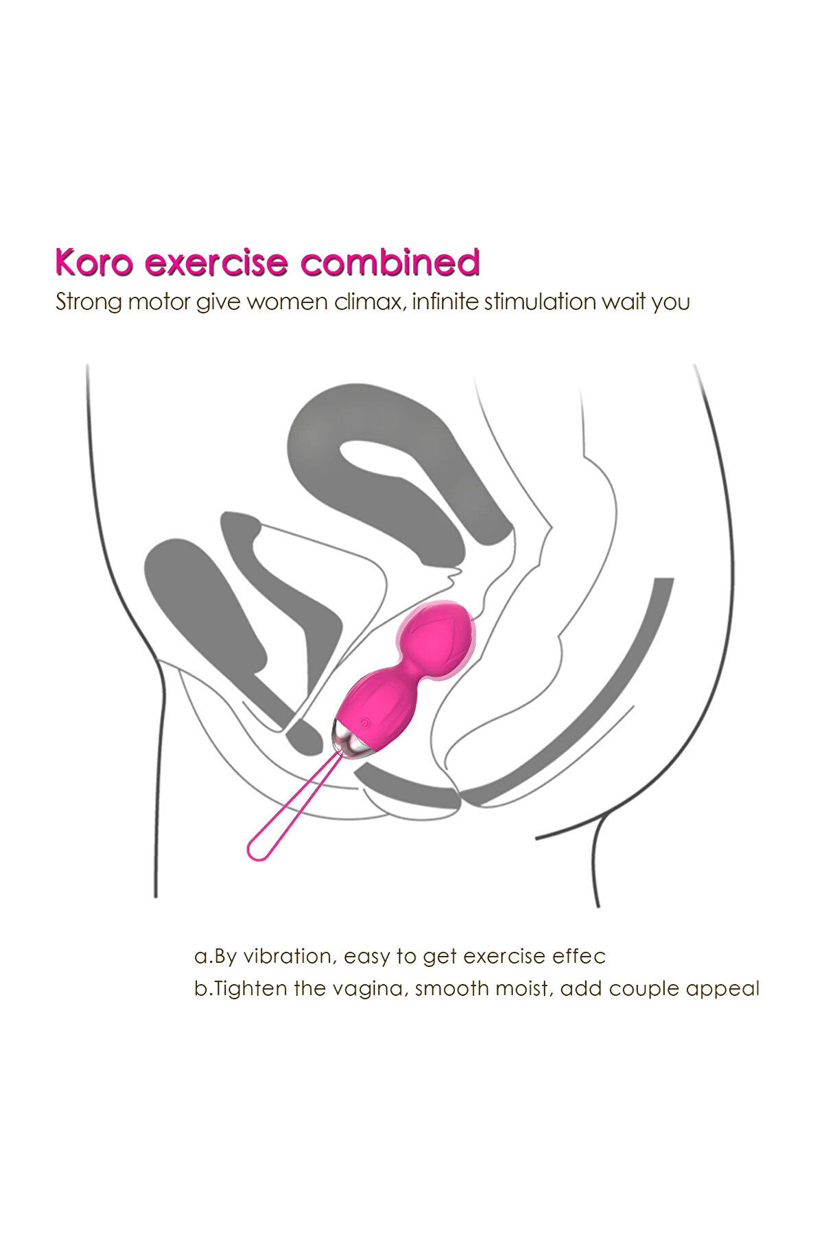 Erox Exui̇s Balls Uzaktan Kumanda Kegel Egzersi̇z Vi̇brat&ouml;r&uuml; Mor