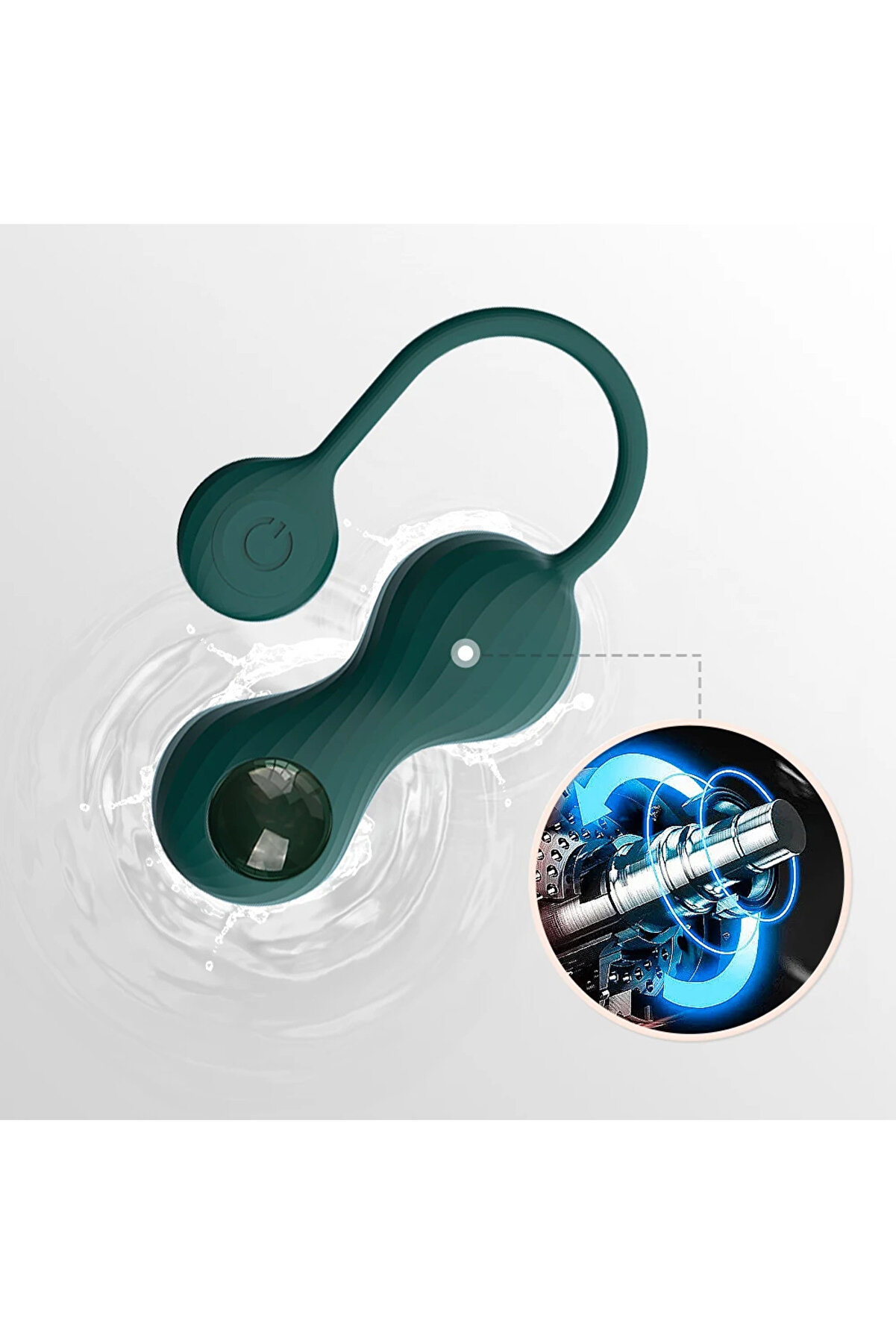 Erox Crystal Duo Smart Kegel Vi̇brat&ouml;r Set