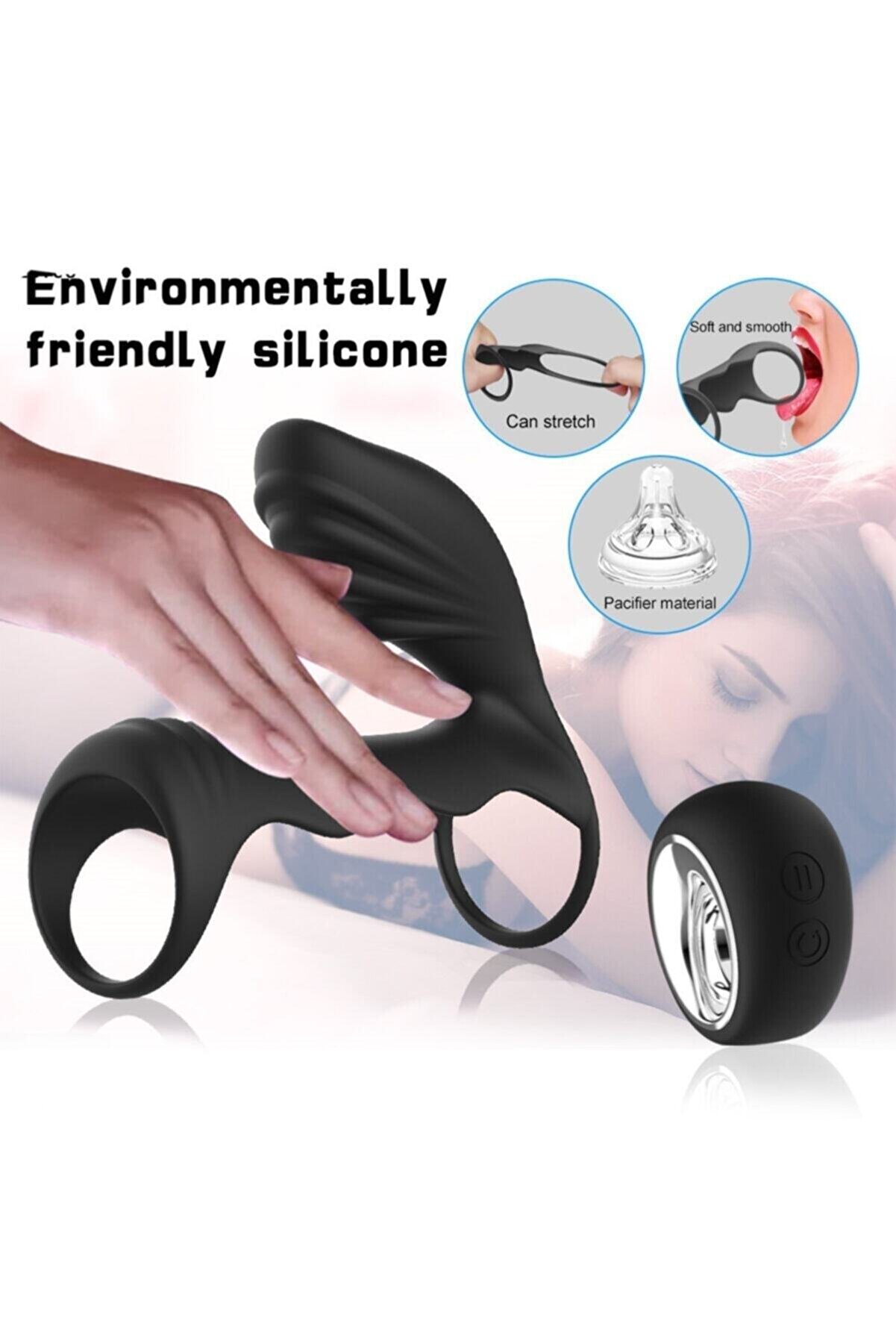 Erox Cockri̇ng Cli̇toral Sti̇mulati̇on Uzaktan Kumandalı Peni̇s Kafesi̇