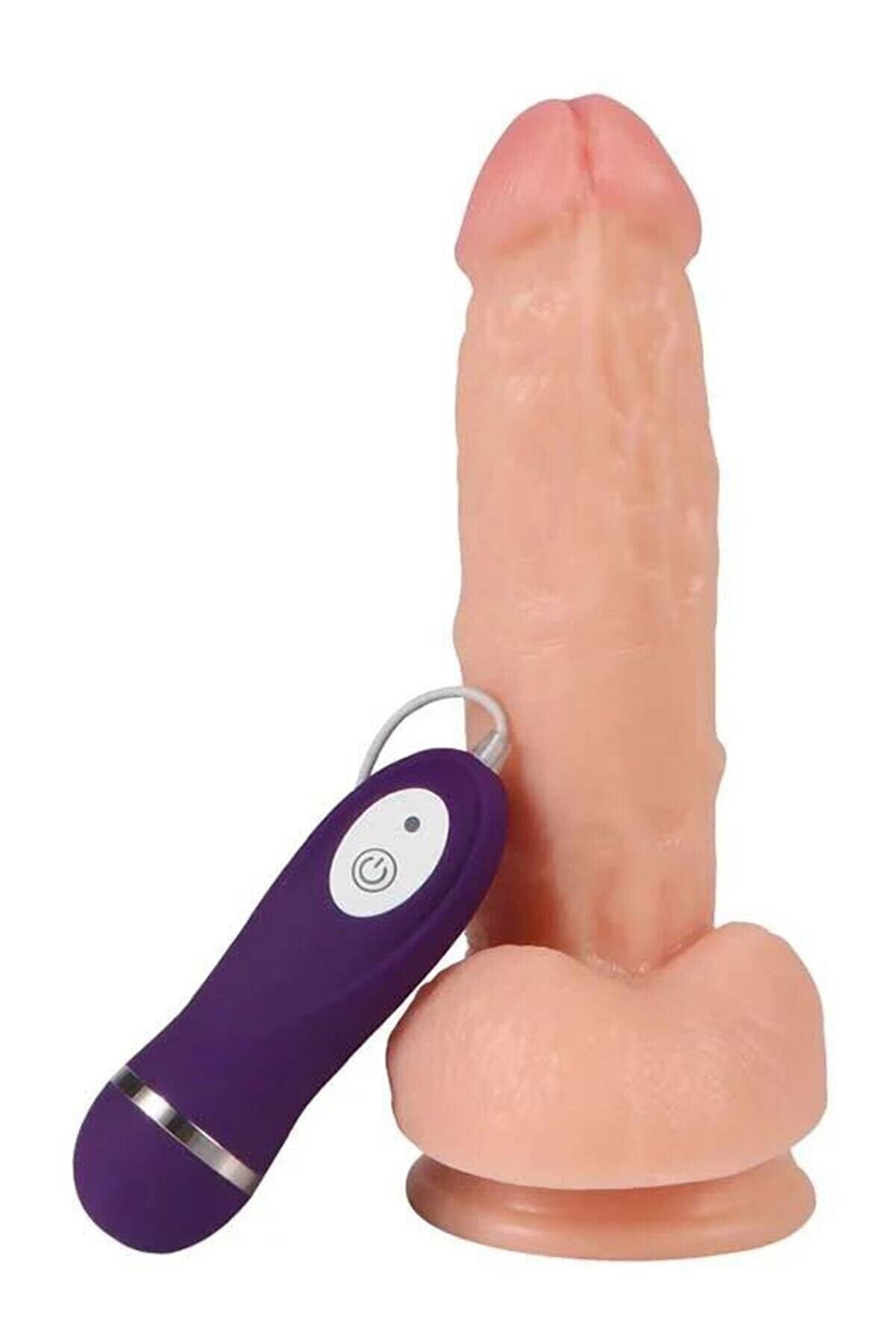 Erox Kassadi̇n Ti̇treşi̇mli̇ Ger&ccedil;ek&ccedil;i̇ Reali̇sti̇k Peni̇s 17.5 Cm