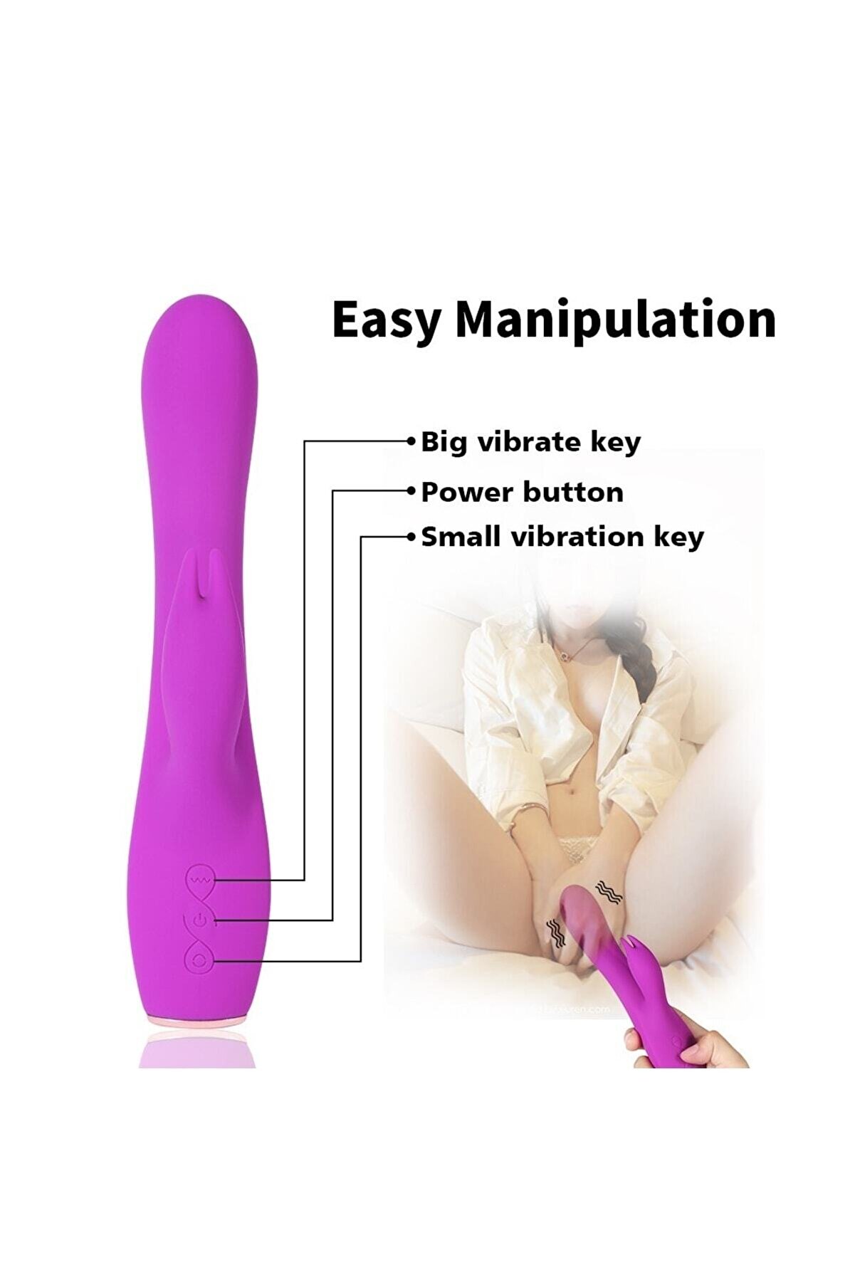 Erox Eartha 10 Fonksi̇yonlu Ti̇treşi̇mli̇ G-B&ouml;lgesi̇ Ve Kli̇tori̇s Rabbi̇t Vi̇brat&ouml;r