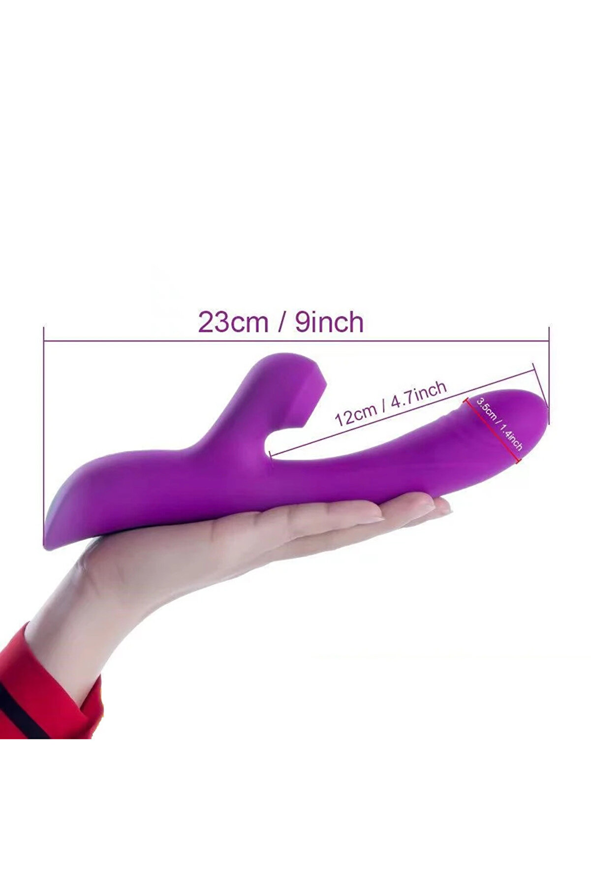 Erox Emi̇ş G&uuml;&ccedil;l&uuml; Isıtmalı Rabbi̇t Vi̇brat&ouml;r