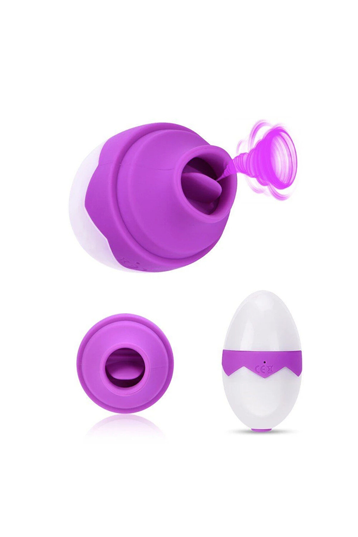 Erox Di̇be Sex Massager Hava Darbeli̇ Di̇l Vi̇brat&ouml;r