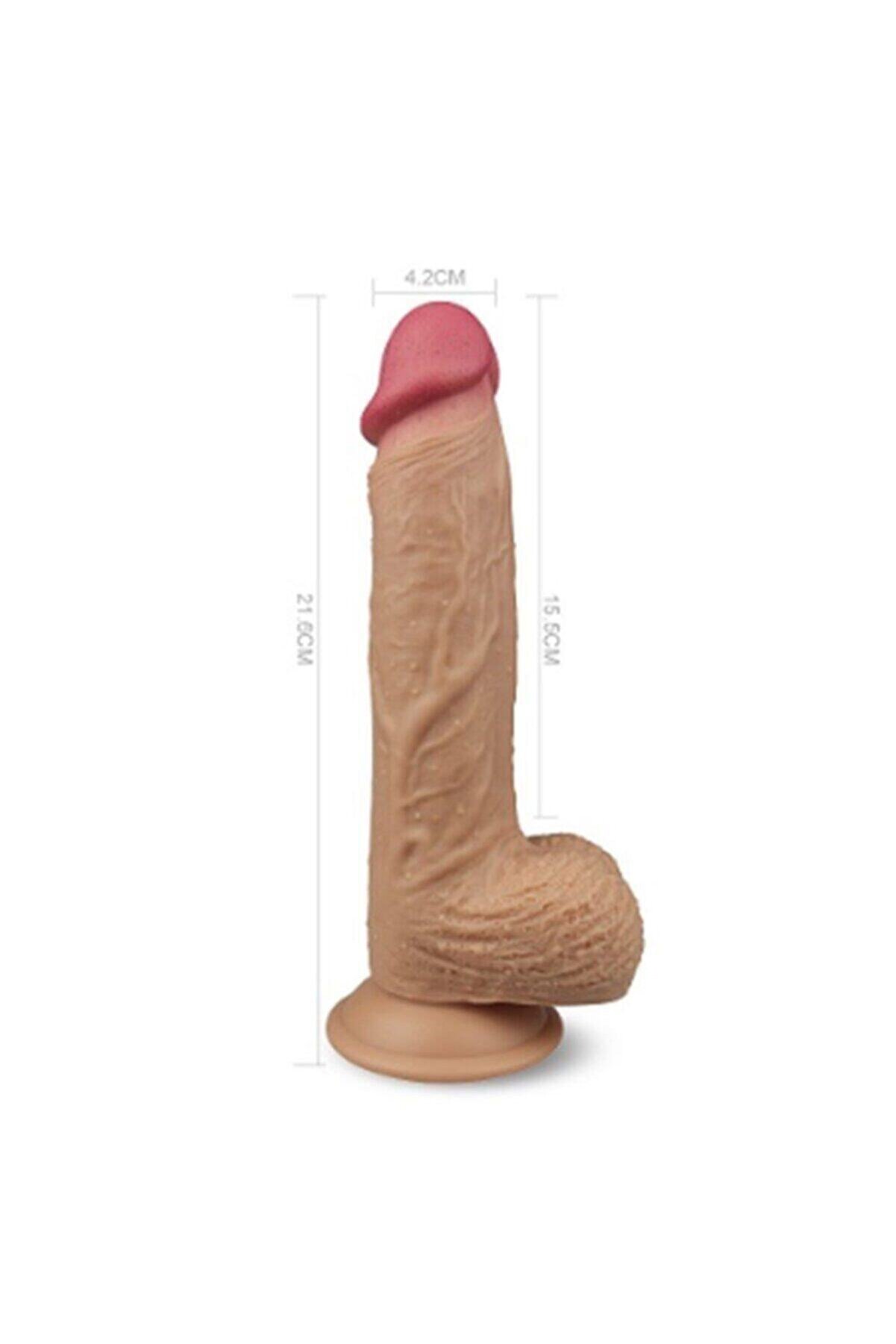 Meyrabest Lovetoy Nature Cock &Ccedil;i̇ft Katmanlı Reali̇sti̇k Peni̇s 21Cm