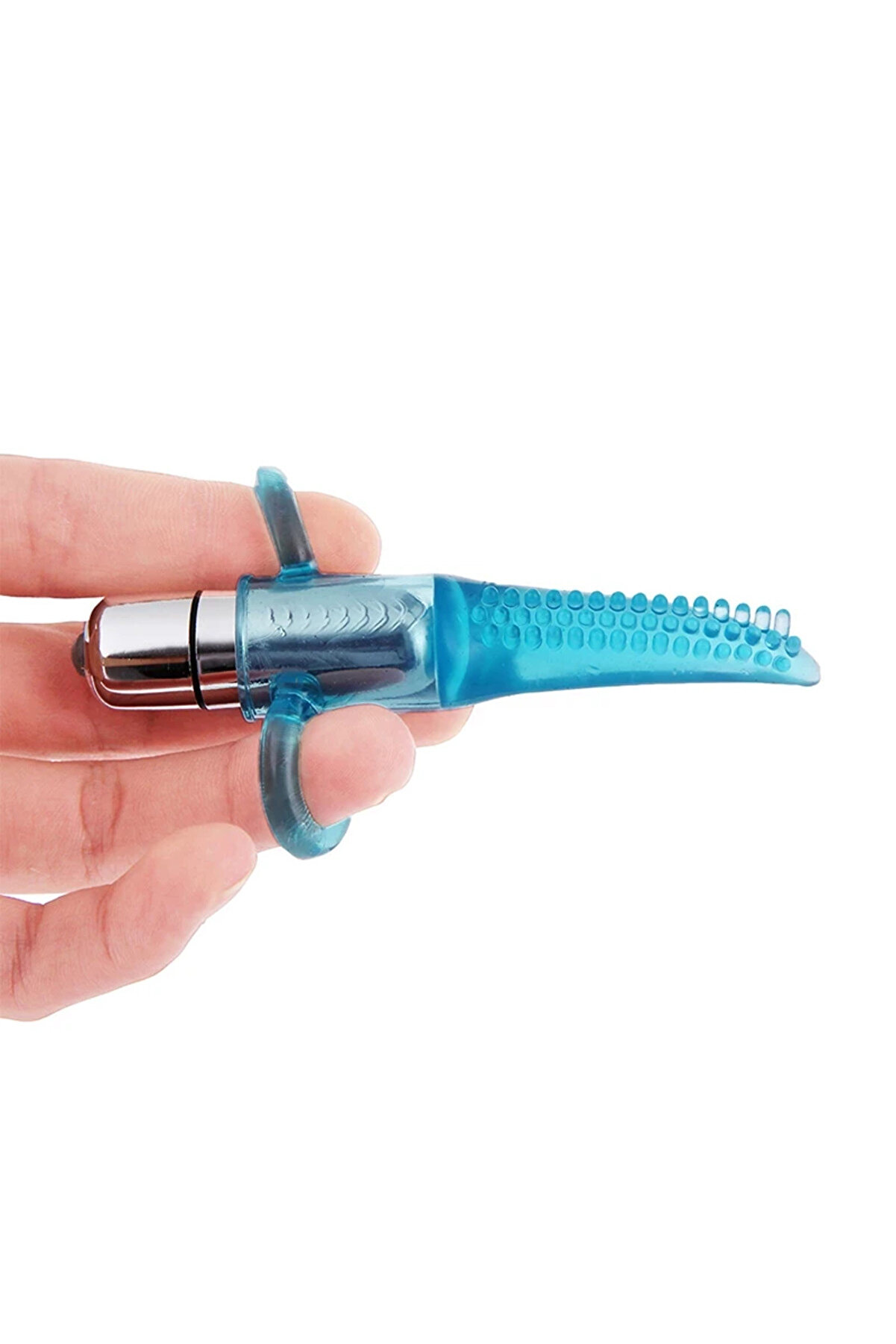 Erox To Me Fi̇nger Kli̇tori̇s Uyarıcılı Parmak Vi̇brat&ouml;r Mavi̇