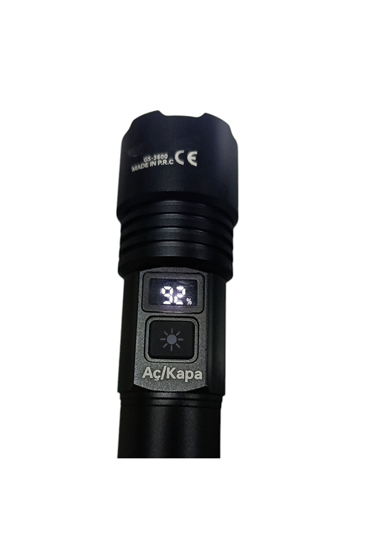 1300 Lümen Tg Led 2800 Mah Zoom Özelli̇kli̇ Şarj Edi̇lebi̇li̇r El Feneri̇ Sk3600