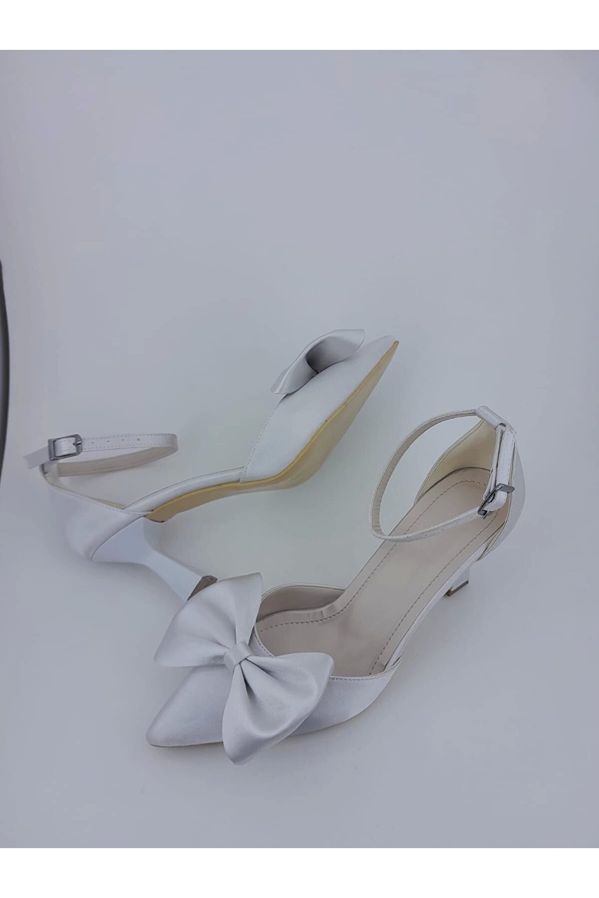 Gult Kadın Saten Ayakkabı