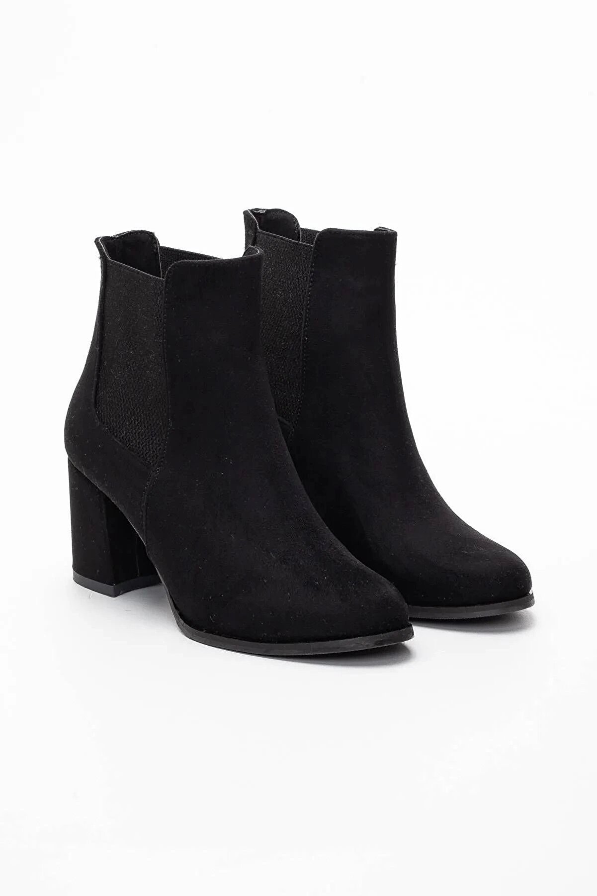 Gult Kadın Si̇yah Süet Hi̇lary Bot