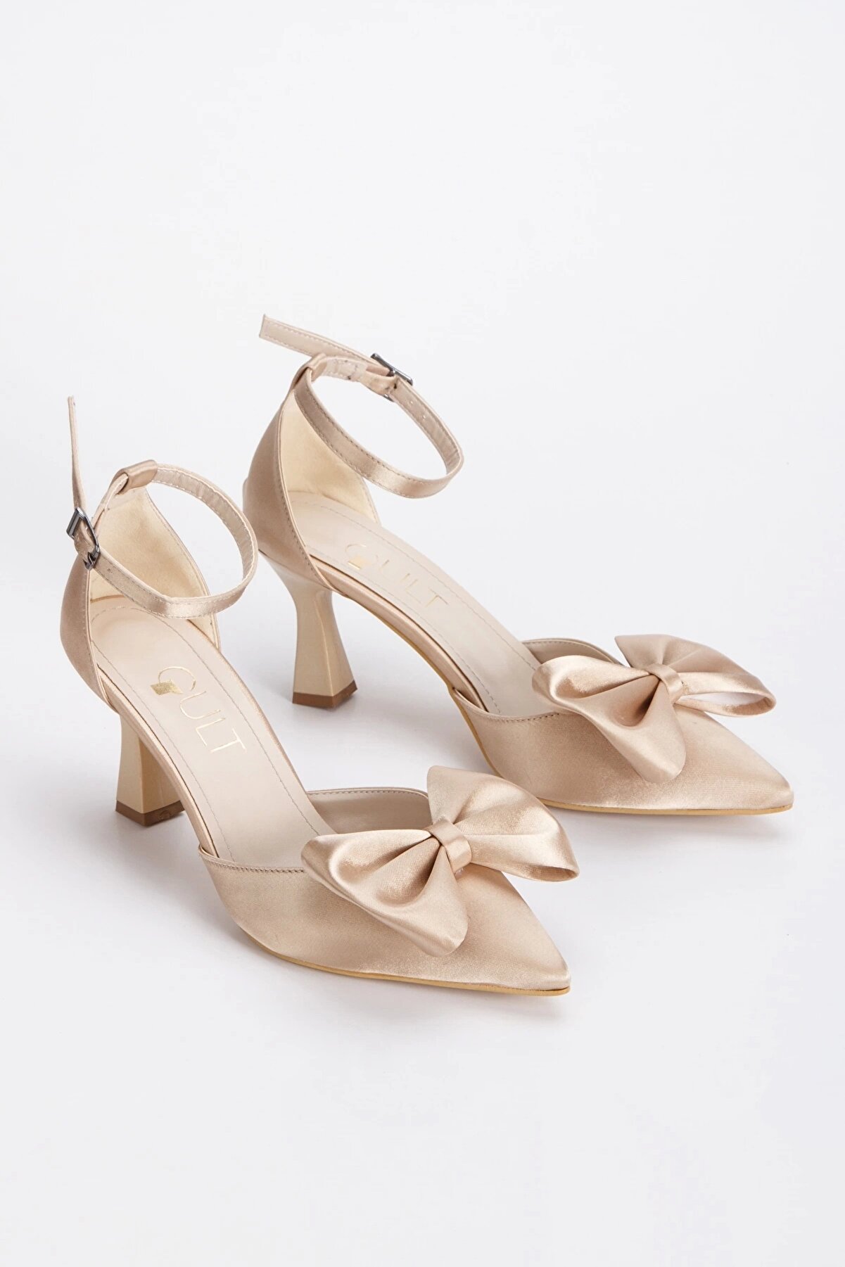 Gult Kadın Saten Ayakkabı