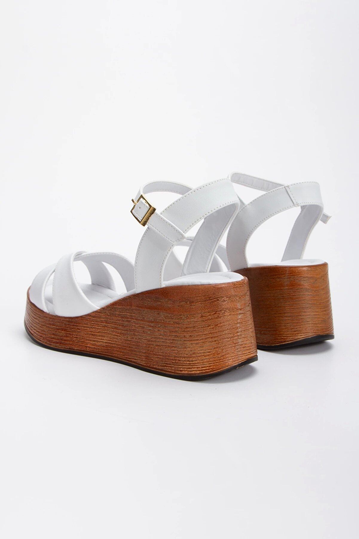 Gult Kadın Boyama Tabanlı Hafi̇f Sandalet