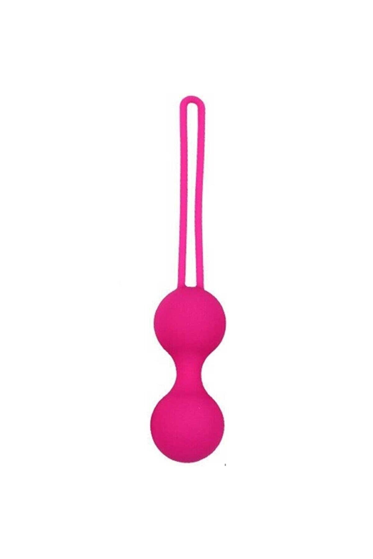 Erox Kegel Benwa Ball Medi̇kal Si̇li̇kon Kegel Egzersi̇z Seti̇ Pembe