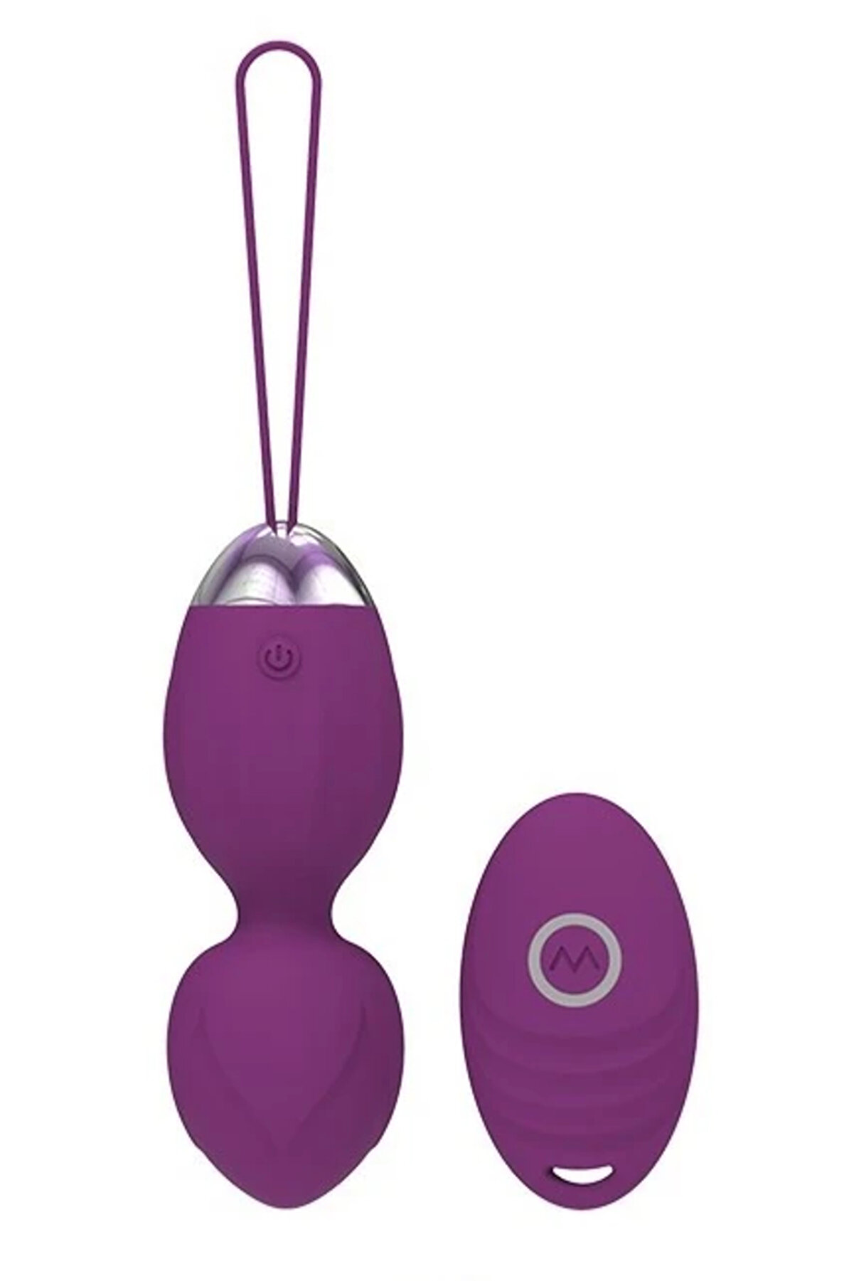 Erox Exui̇s Balls Uzaktan Kumanda Kegel Egzersi̇z Vi̇brat&ouml;r&uuml; Mor