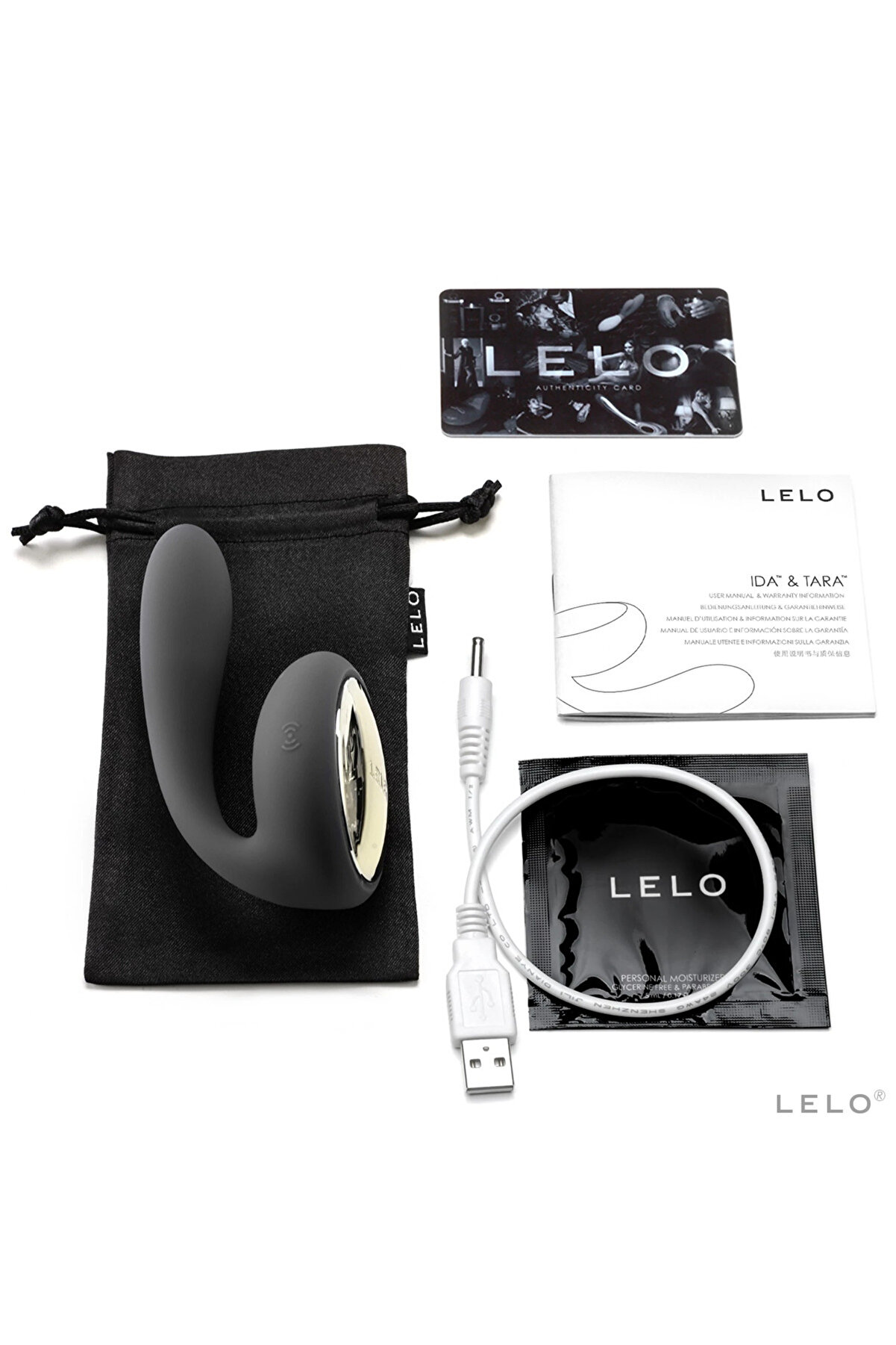 Erox Tara Black Premi̇um Couples Massager Vi̇brat&ouml;r