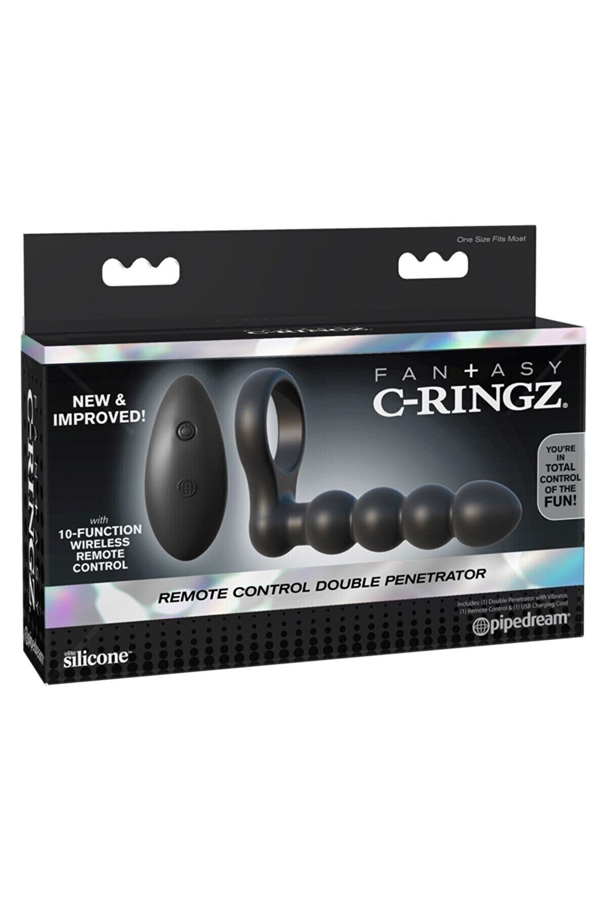 Erox Fantasy C-Ri̇ngz Uzaktan Kumandalı Double Penetrator