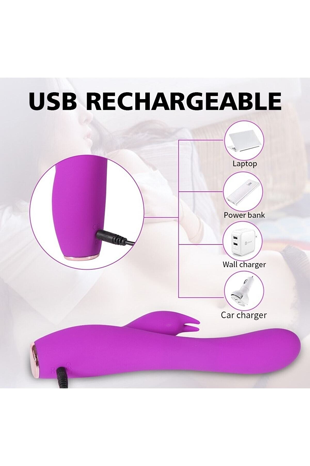 Erox Eartha 10 Fonksi̇yonlu Ti̇treşi̇mli̇ G-B&ouml;lgesi̇ Ve Kli̇tori̇s Rabbi̇t Vi̇brat&ouml;r