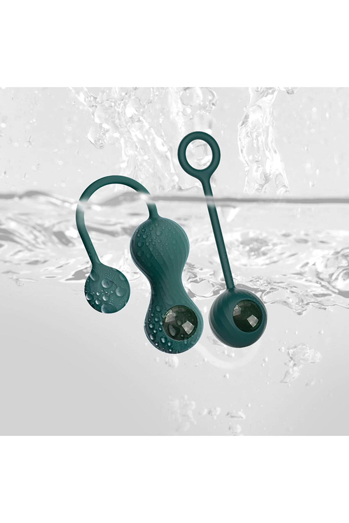 Erox Crystal Duo Smart Kegel Vi̇brat&ouml;r Set