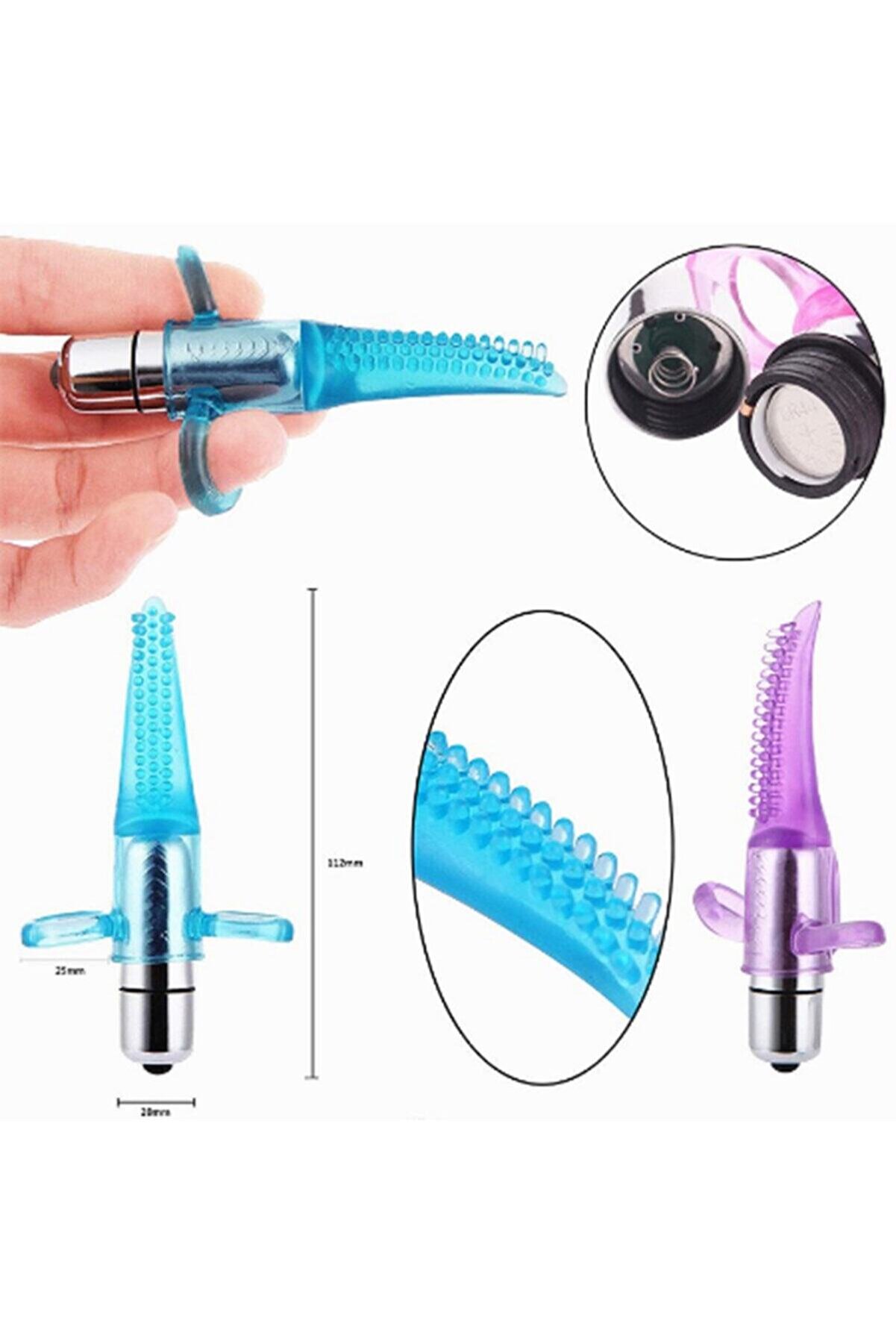 Erox Mavi̇ To Me Fi̇nger Kli̇tori̇s Uyarıcılı Parmak Vi̇brat&ouml;r Agr