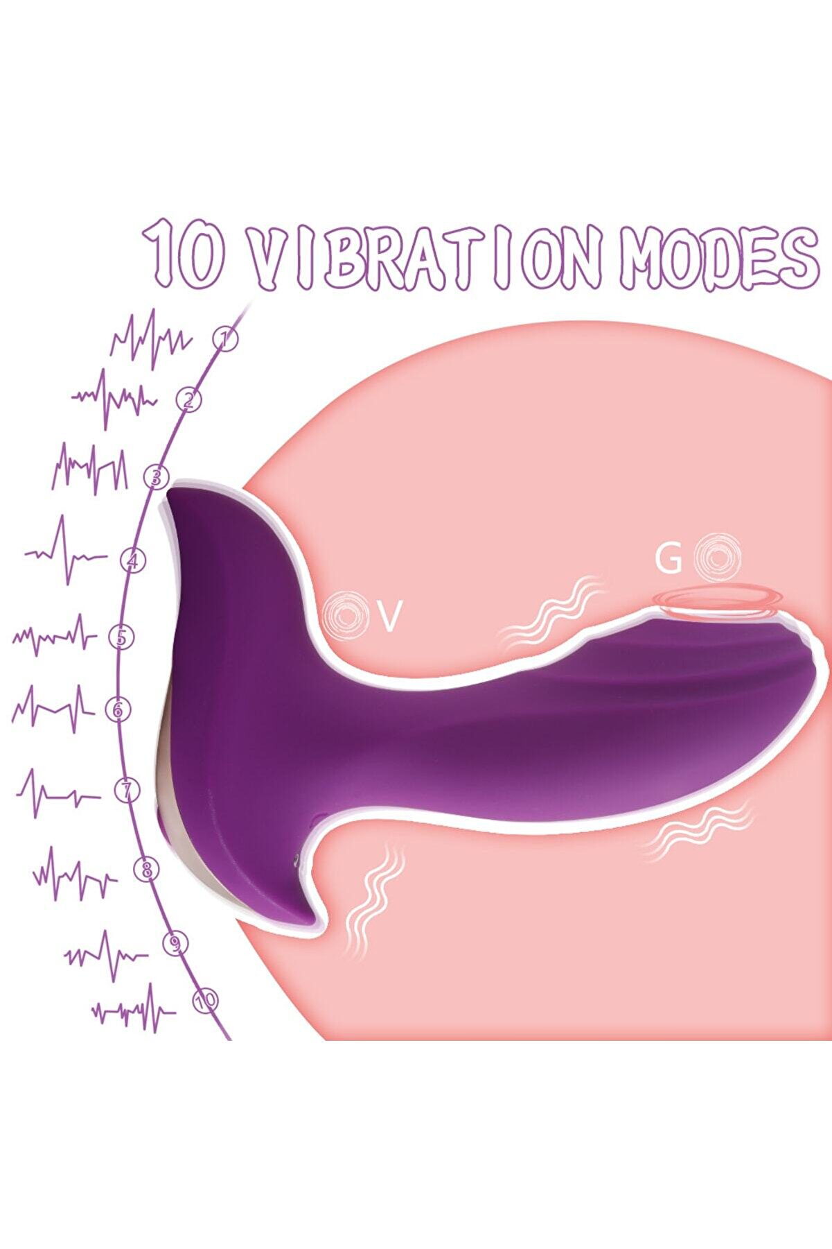 Erox Becky 10 Modlu Gi̇yi̇lebi̇li̇r Darbeli̇ Vi̇brat&ouml;r