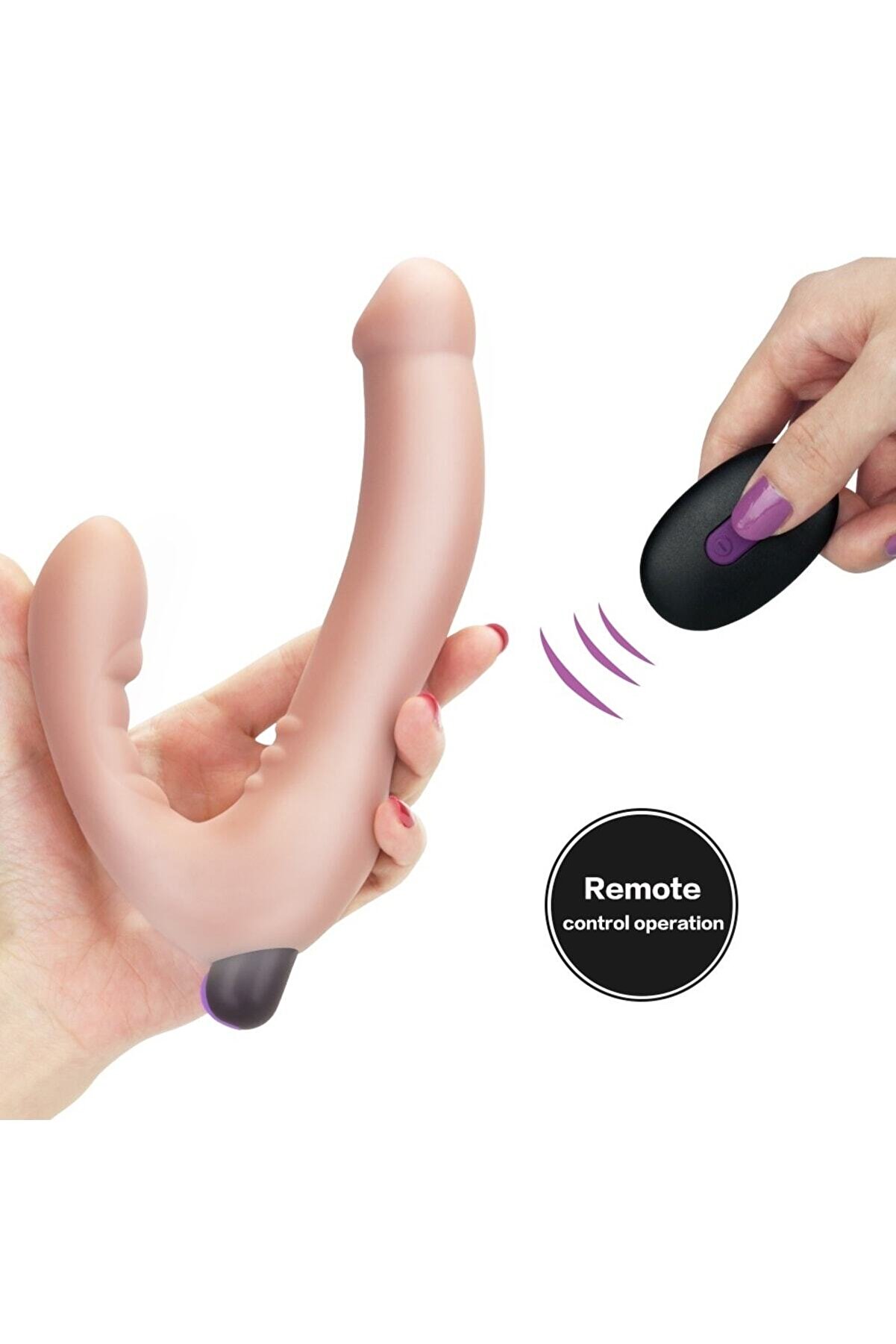 Erox Rechargeable Ijoy Strapless Strap On Vi̇brat&ouml;r