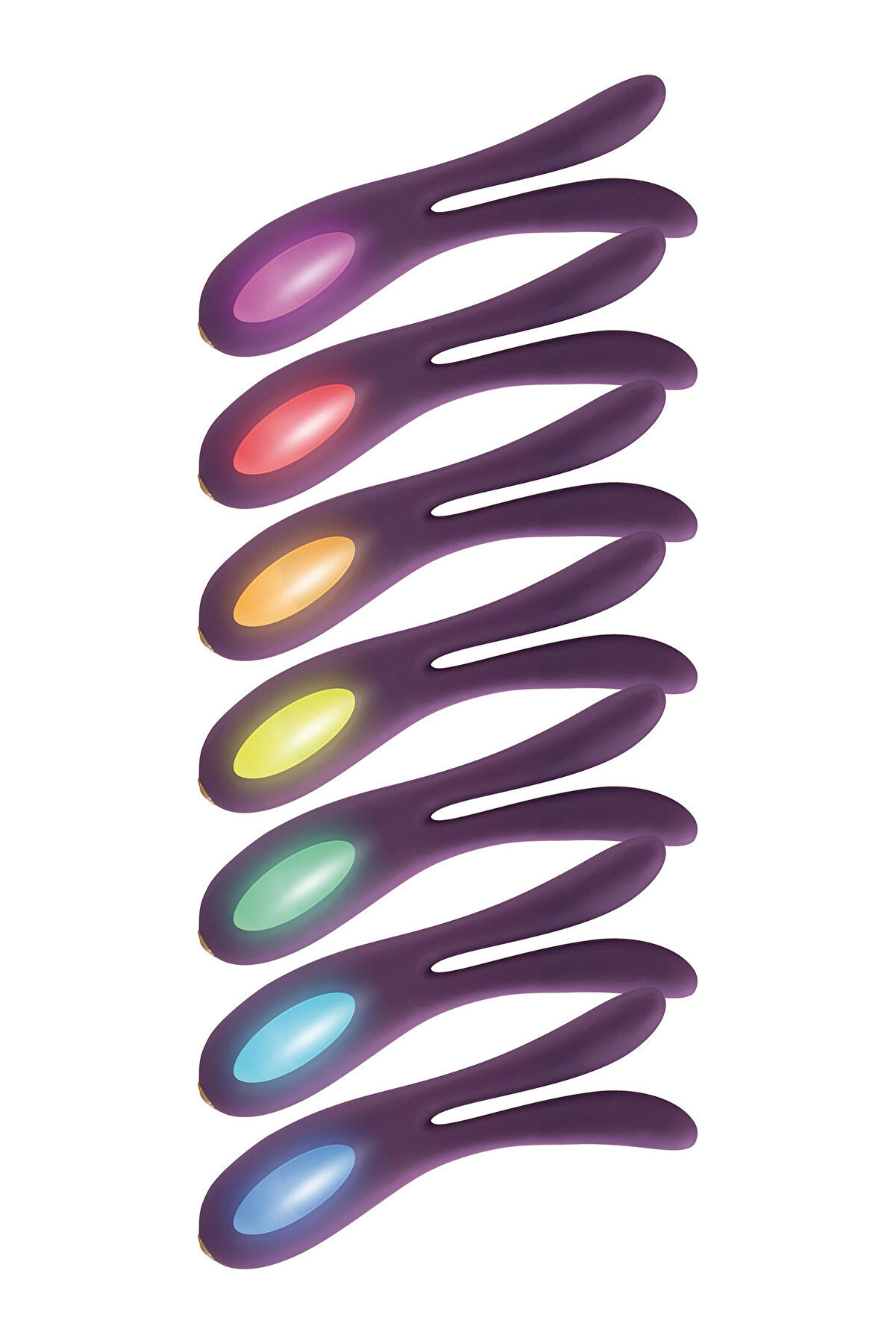 Erox Toy Joy Luz Flare Purple &Ccedil;i̇ft Uyarıcılı Vi̇brat&ouml;r