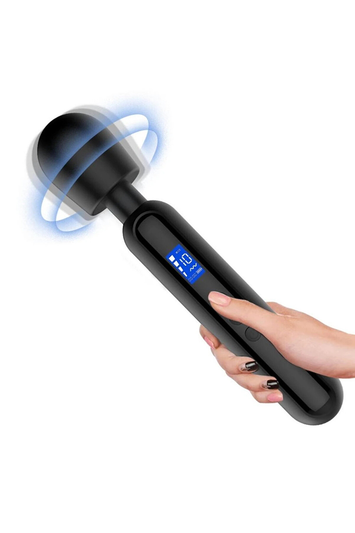 Erox Oem Ultra G&uuml;&ccedil;l&uuml; Masaj Aleti̇ Ve Vi̇brat&ouml;r Black